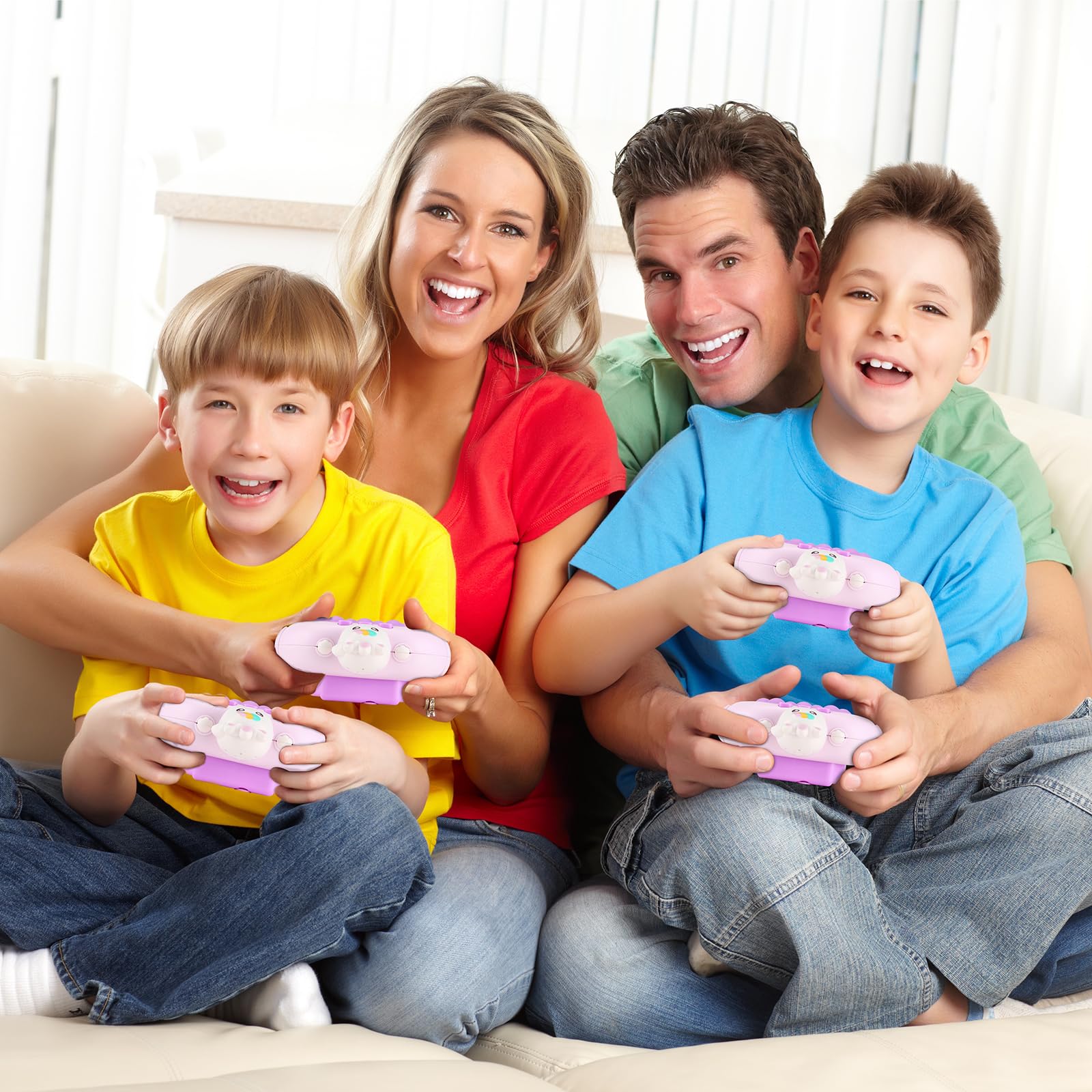 Consola De Juego De Burbujas Fidget Recargable – 4 Modos De Juego Y Multijugador – Alivio De Estrés Para Niños Y Adultos (Rosa)