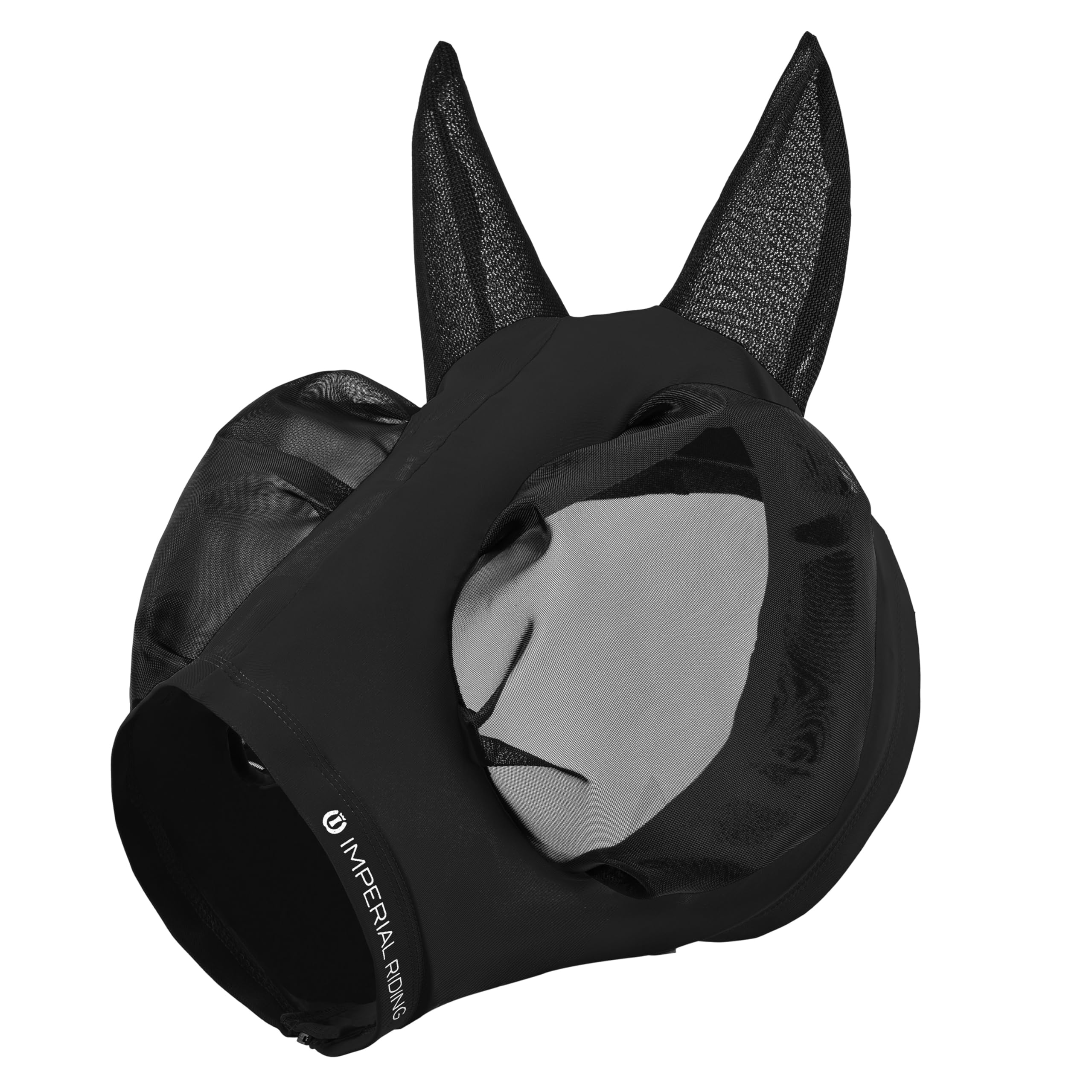 Imperial Riding Trail Ride Fly Mask Without Nose Guard Black Pony