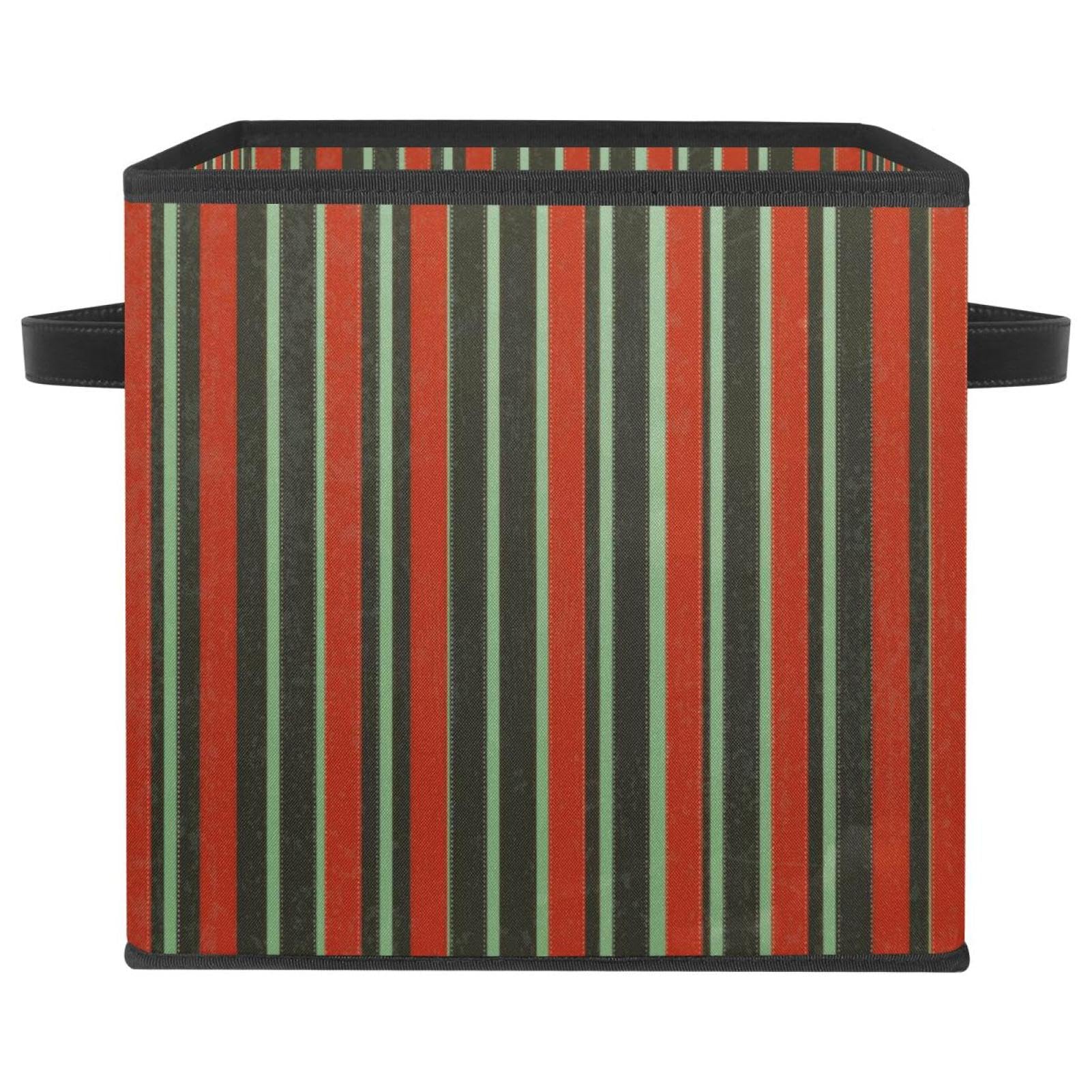 Boîte de rangement pour vêtements livres jouets cube pliable en tissu vintage