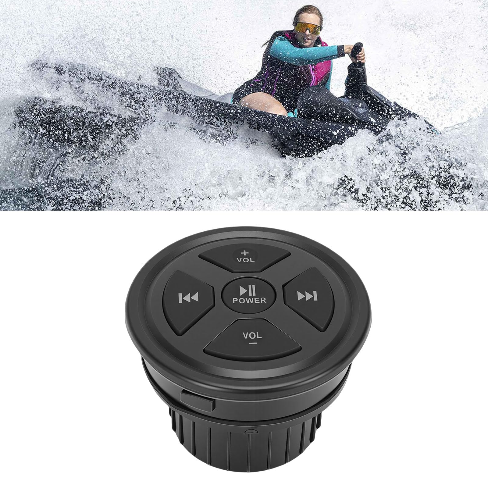 Qcwwy Części Jachtu łodzi Akcesoria Przełącznik Sterowania Dźwiękiem Morskim Przycisk Zamienny 278003738 dla GTX FISH PRO RXP X RXT X Pilot Audio