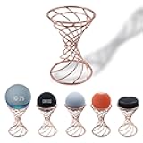 Smart Speaker Table Stand Decorative Holder for Echo Dot 3rd/4th/5th Gen, Echo 4th/5th Gen, Echo Glow, Apple Homepod Mini and Google Home Mini/Nest Mini(Copper)