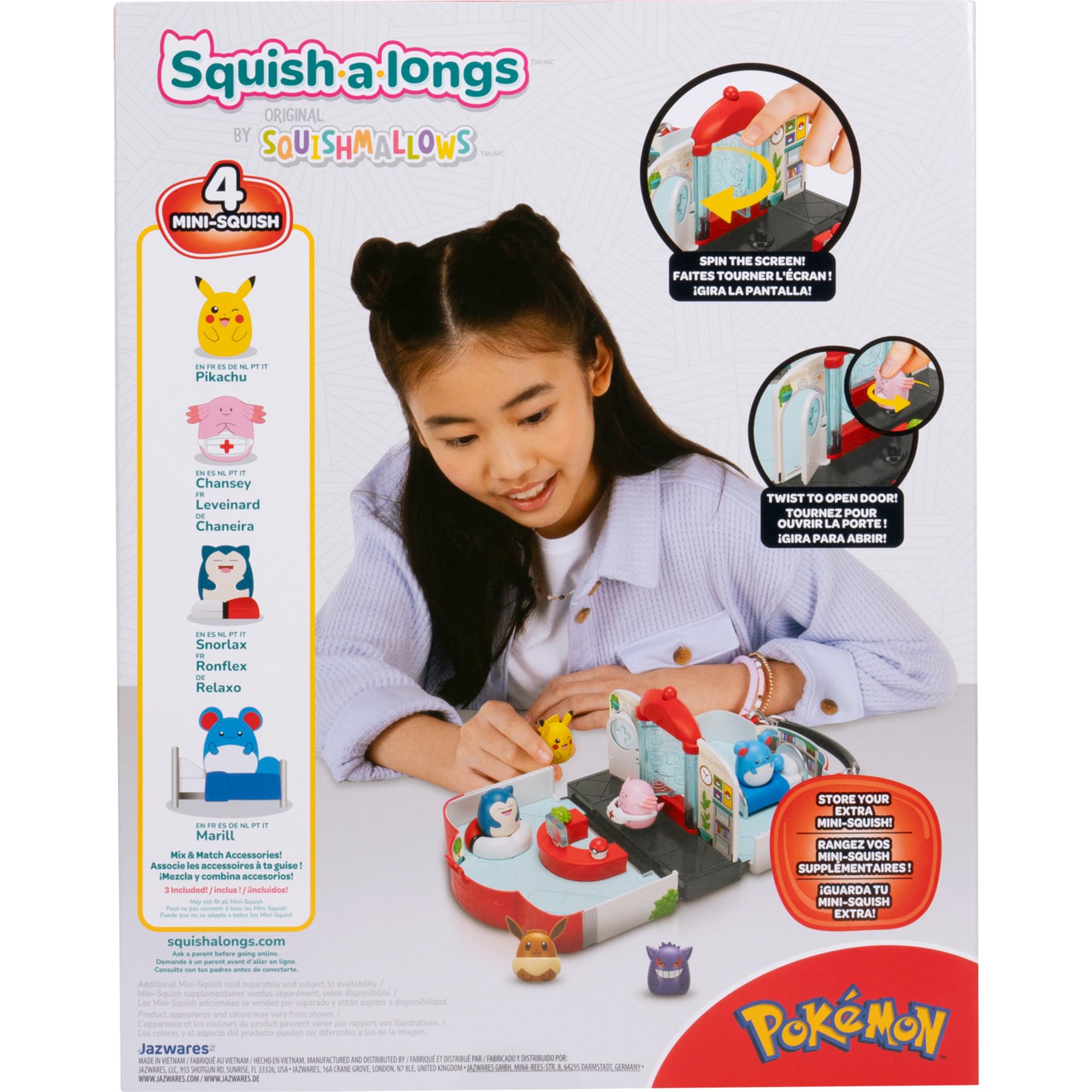 Squish-a-longs Set Pokémon Centre