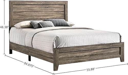 Miniatura 2 de Bernards Louis Bed-in-A-Box con USB en gris marrón, panel completo