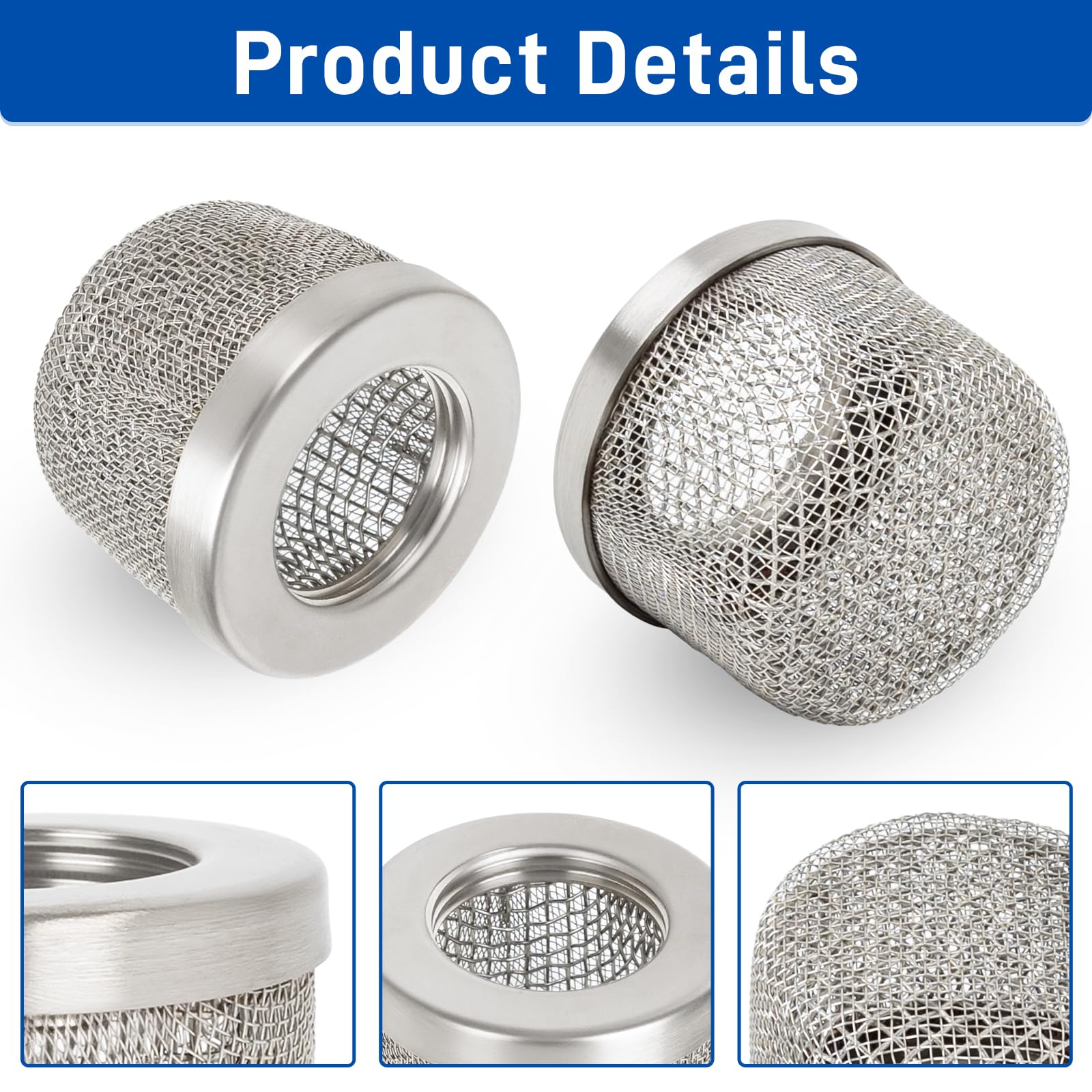 2 Pack 181072 Pup Inlet Strainer Screen Filter For Graco Airless Paint