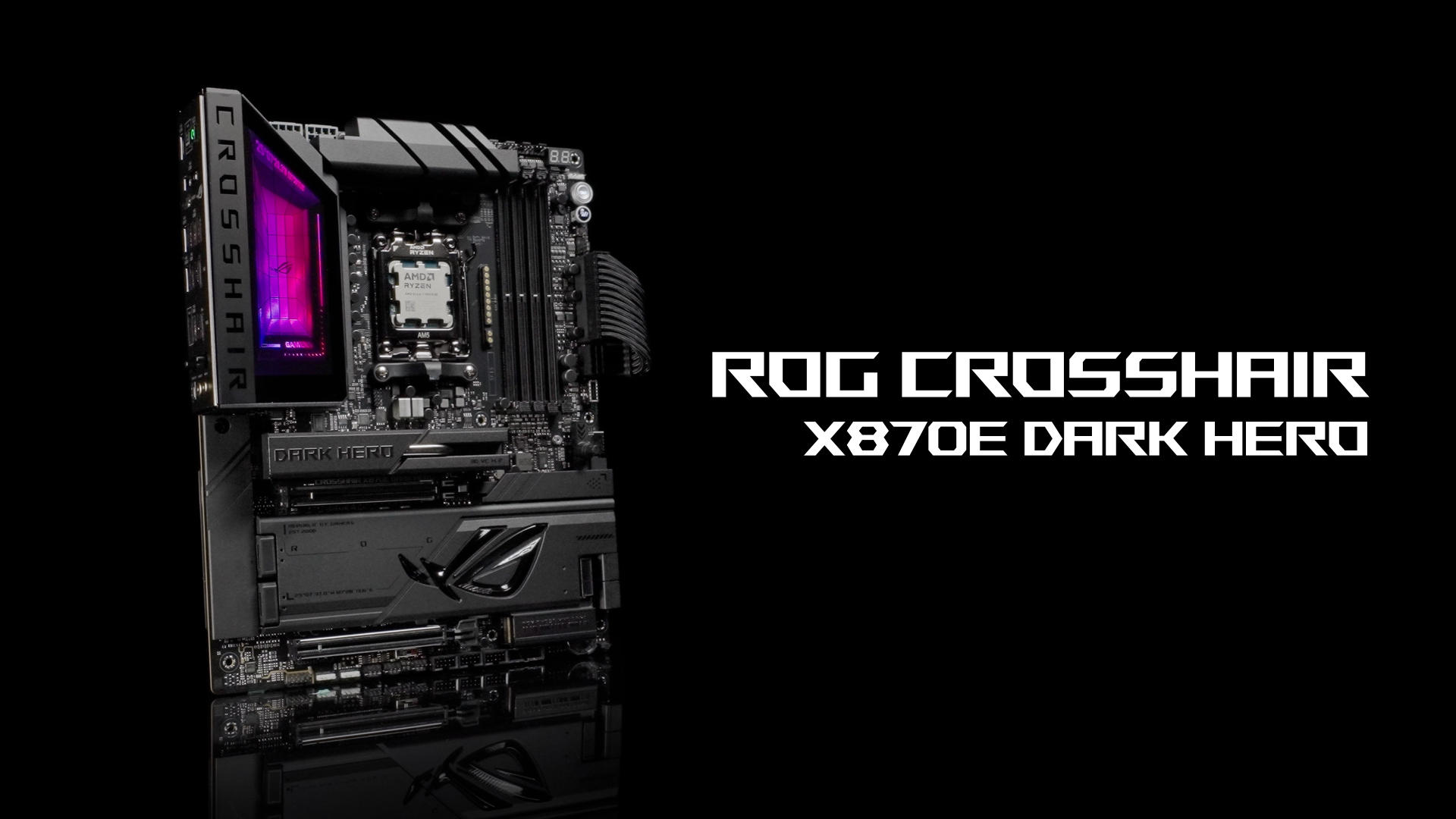 Amazon.com: ASUS ROG Crosshair X870E Dark Hero AM5 ATX Motherboard