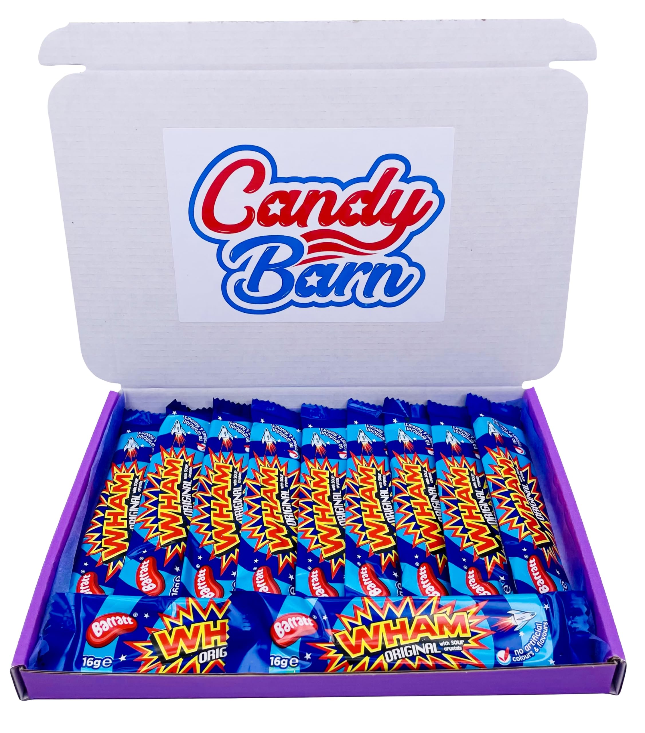 Wham Bars Candy Gift Box Retro Sweets Selection, 11 Pieces, 16g Each