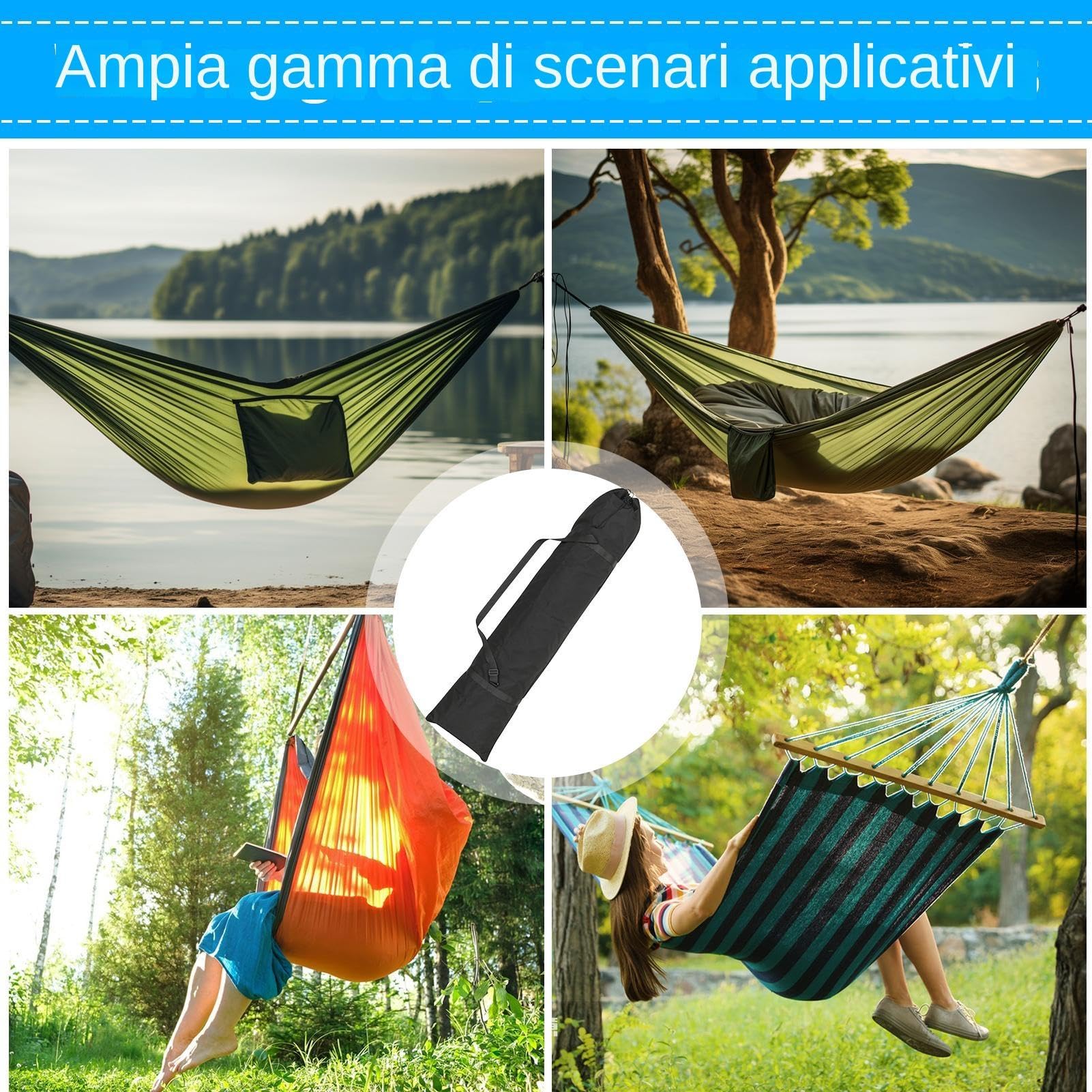 Borsa di spedizione del tappeto, borsa per l'amaca Custodia da campeggio