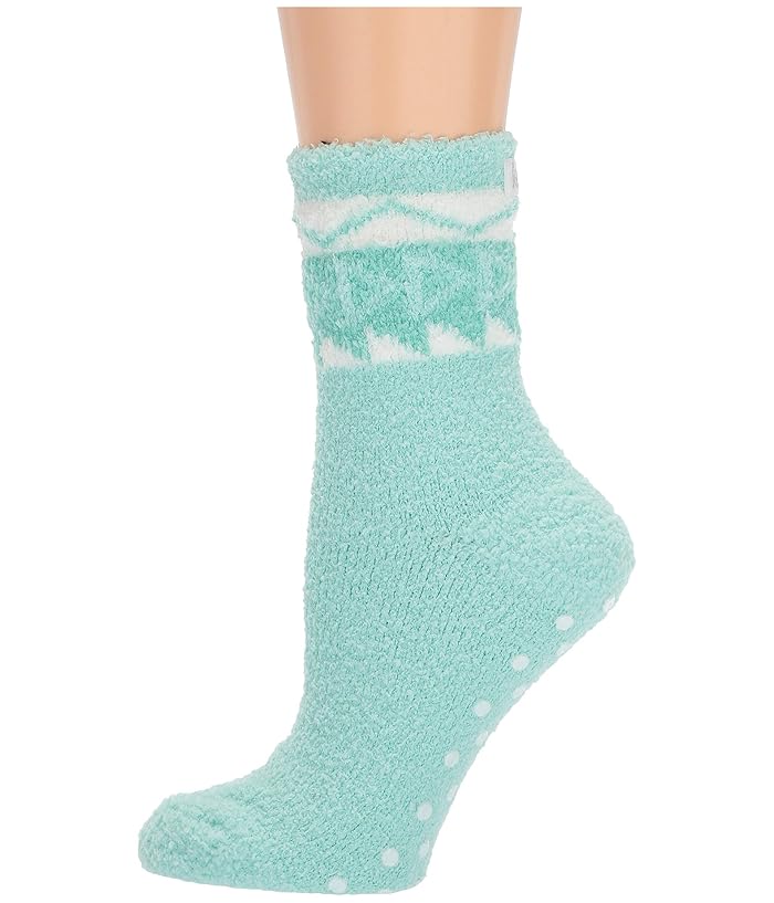 Karen Neuburger Fair Isle Chenille Gripper Sock