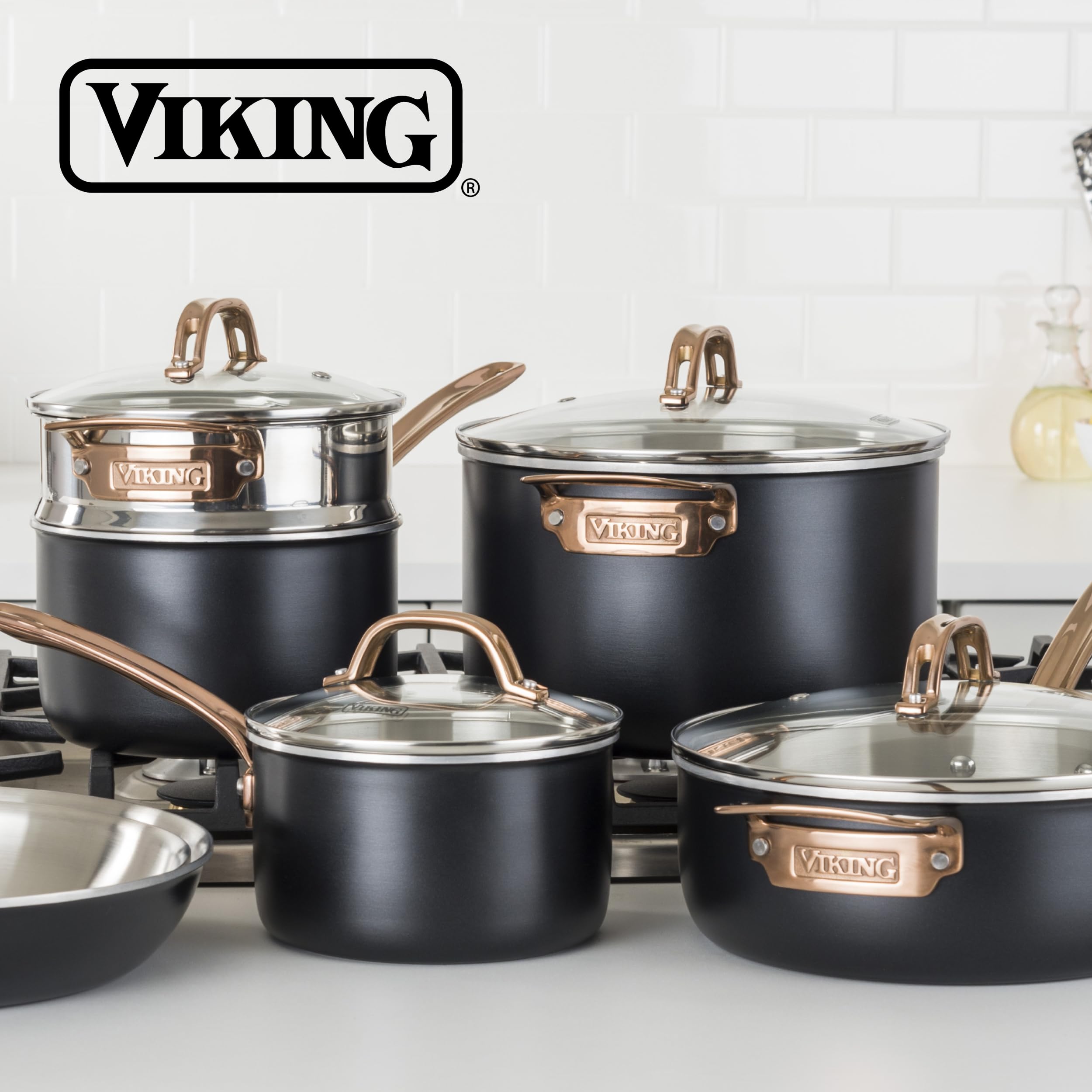 Amazon.com: Viking 3 Ply Pots and Pans Set, 11 Piece Stainless