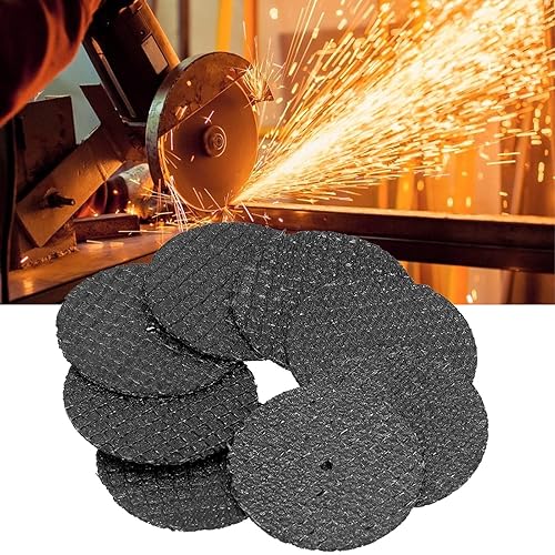 Miniatura 5 de 50 piezas de disco de corte de resina negro mini rueda de corte de rueda de corte eléctrica accesorios para herramientas rotativas de corte en