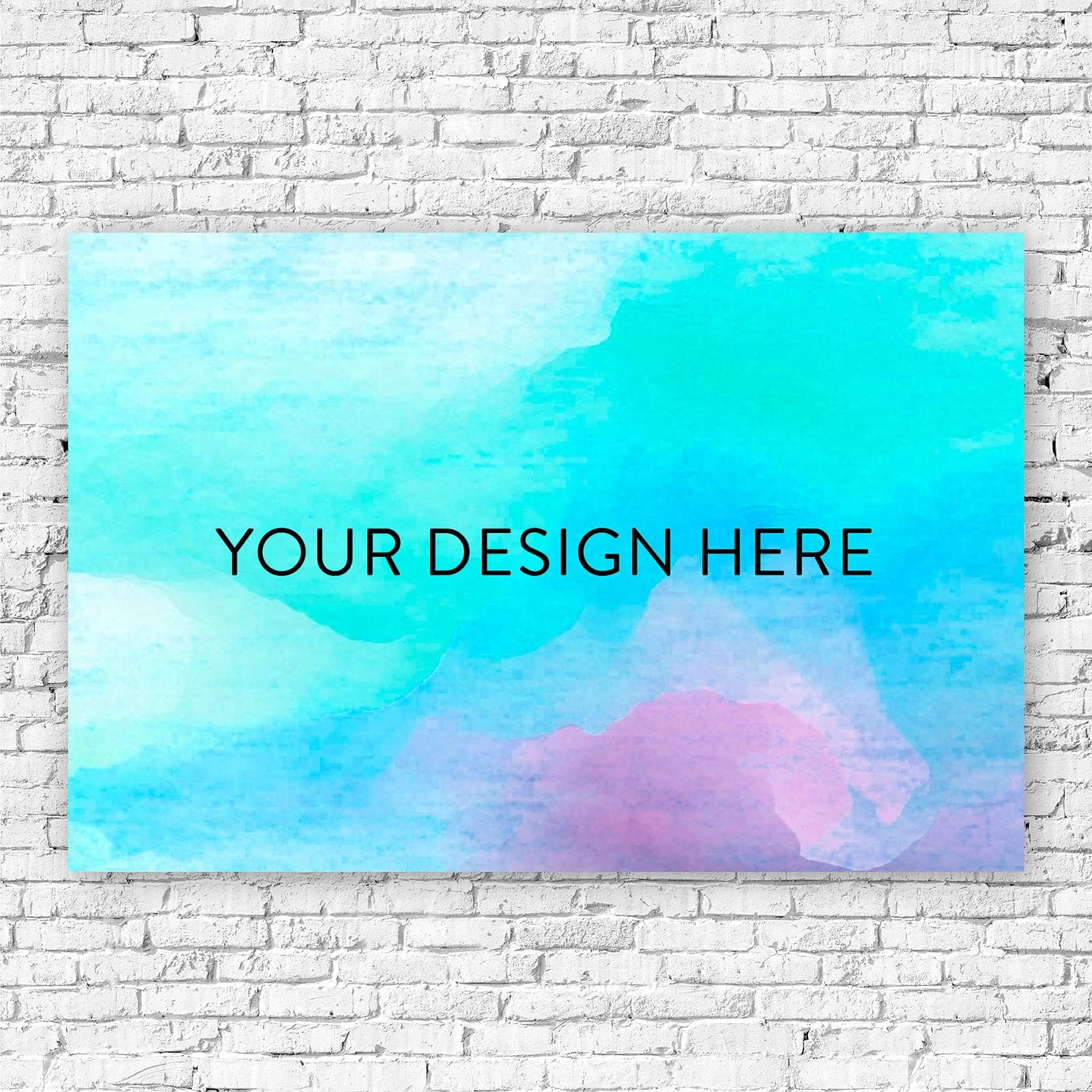 Custom banner l vinyl l For signs, business, outdoor, custom backdrop, graduation, parties, business banners 13 oz. personalized banner material - Sizes ranging 4' x 1' ft. to 12' x 4' ft. (Sky Blue)