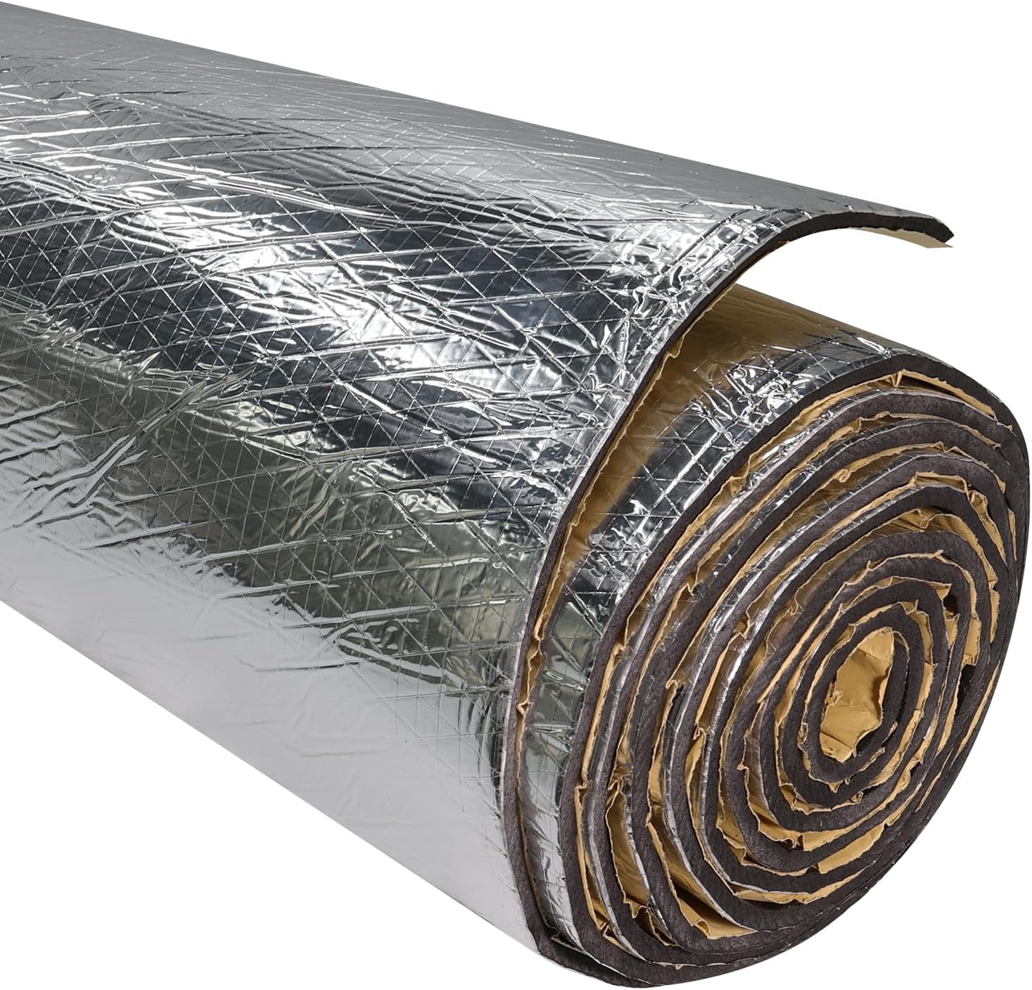 334 mil 216"x40" Automotive Truck Headliner Insulation Sound Deadening Thermal Noise &Heat Deadener Roller Material