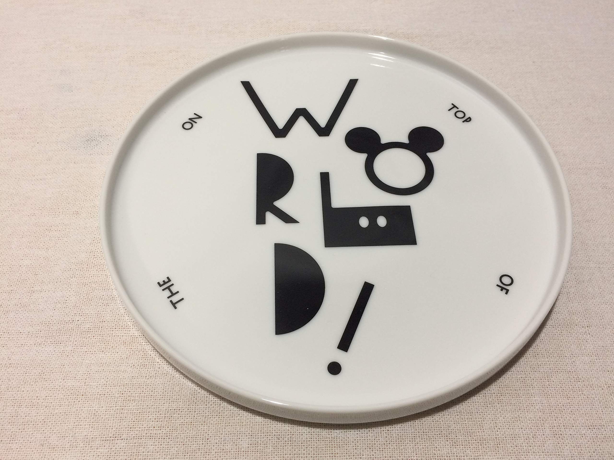 KINTO WORLD 29745 PLAY ALPHABET Plate, 7.9 inches (200 mm 