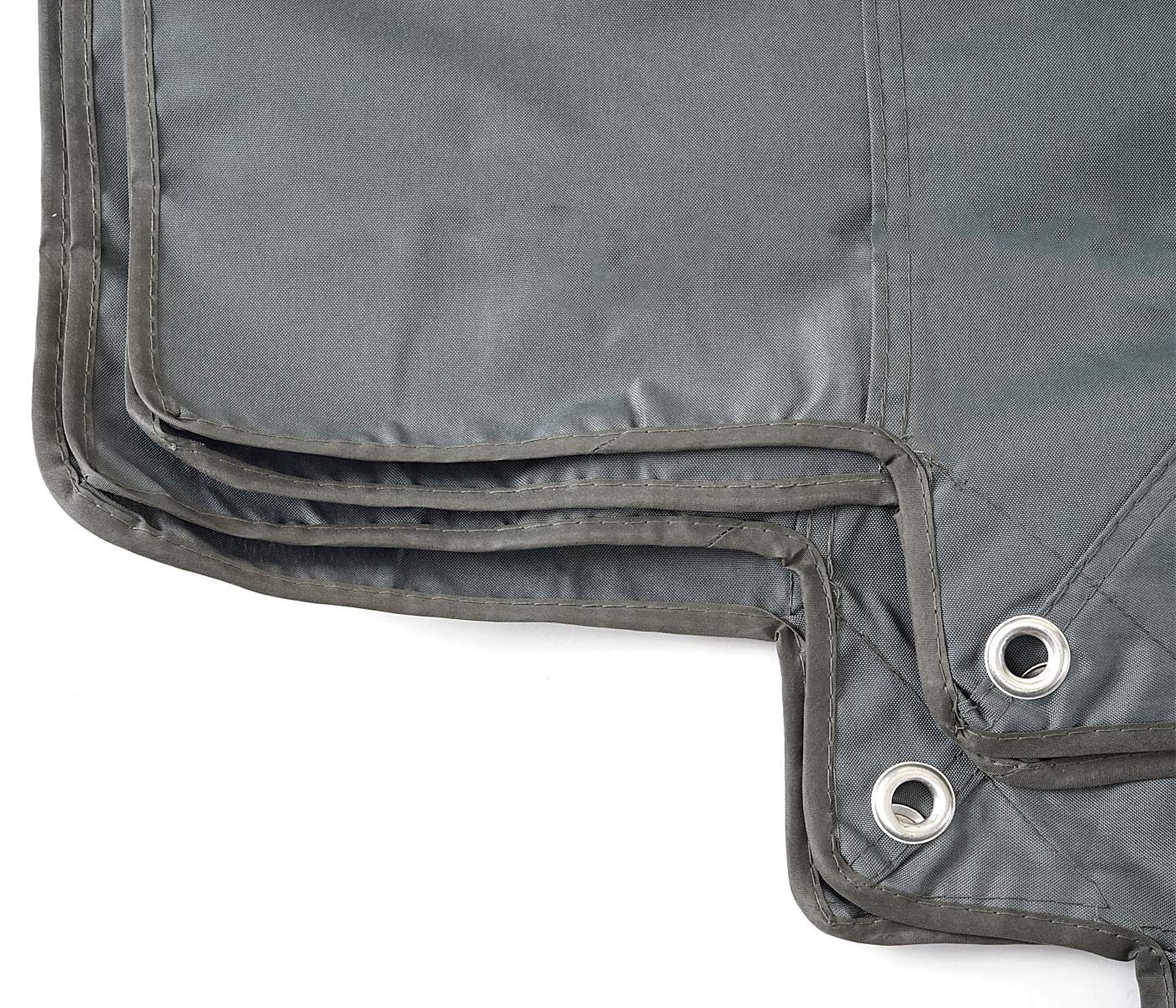 Telo di ricambio copertura tetto per gazebo Cadice poliestere 3x5m - grigio
