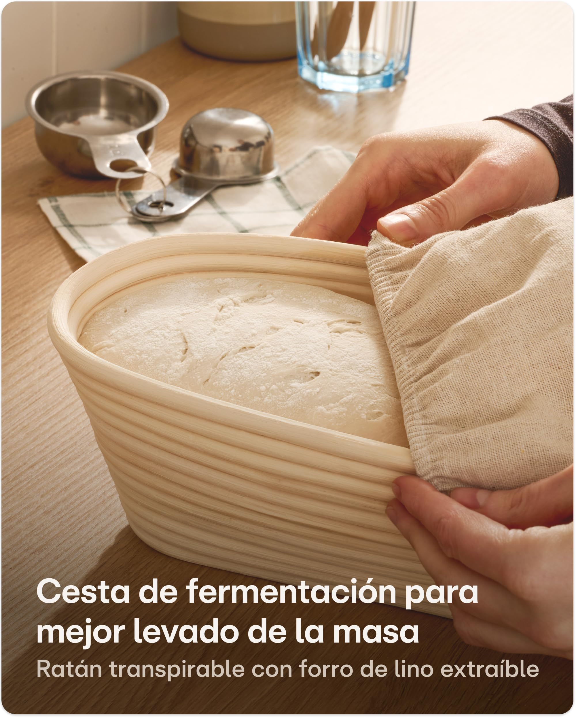 Praknu Set Olla Hierro Fundido (28 × 12 cm) – Cacerola Hierro Fundido Para Pan – Con Banetón Y Bolsa Para Pan – Tapa Incluida – 3 L Dutch Oven – Accesorios Pan y Cocina