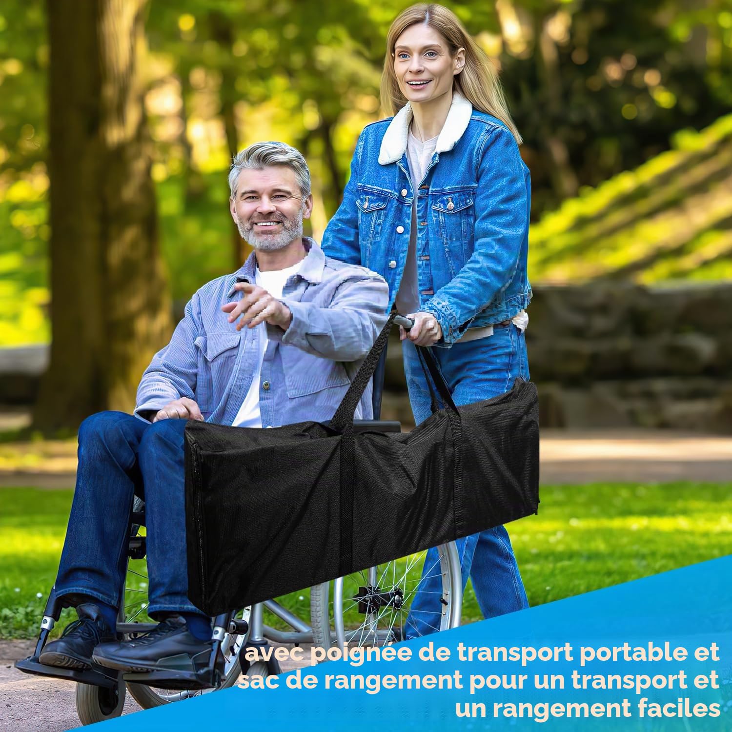 Rampe télescopique pour fauteuil roulant 87-152 cm, Rampe télescopique en aluminium réglable, Rampe télescopique antidérapante avec capacité de charge de 300 kg, Sécuritaire pour les animaux
