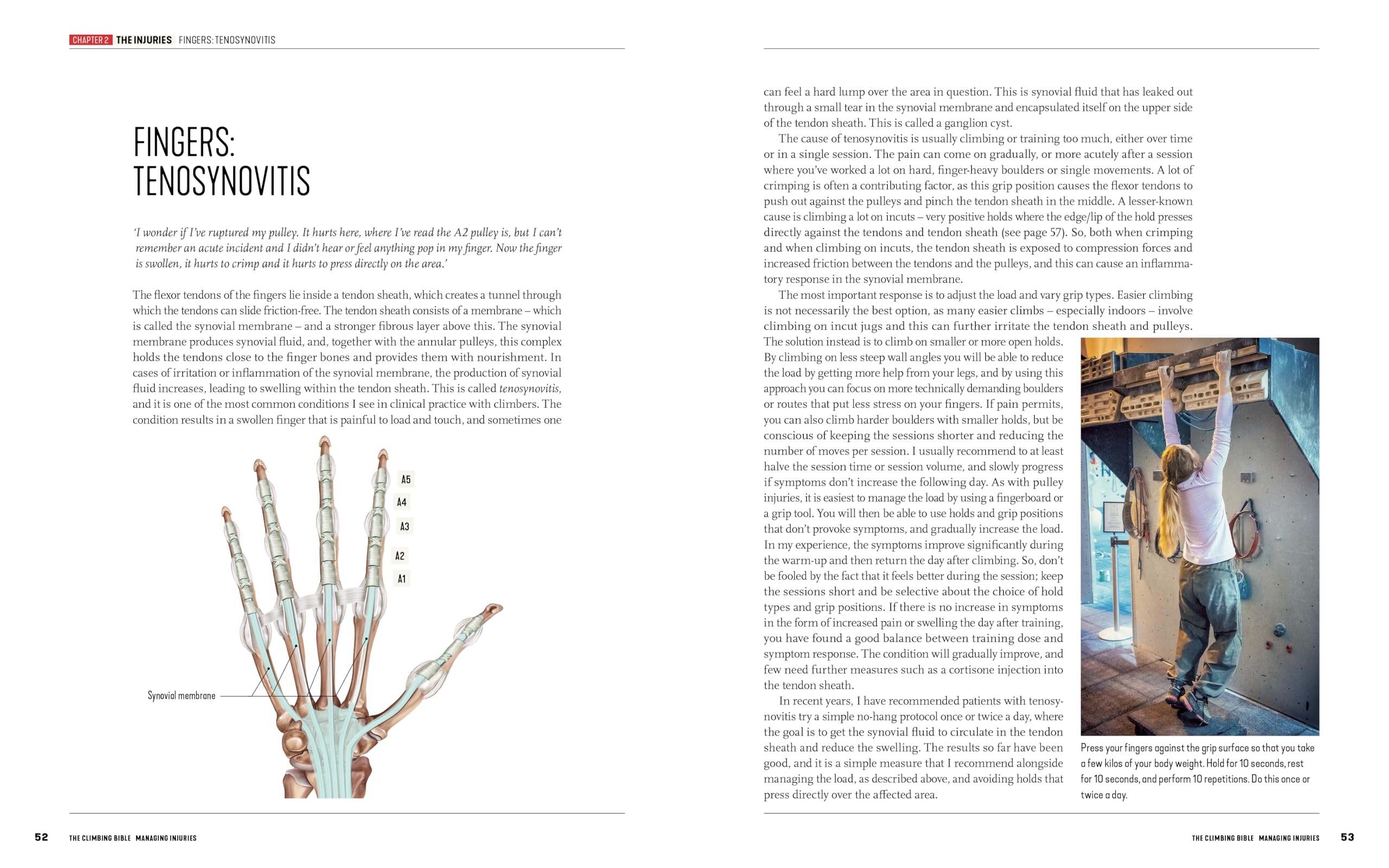 The Climbing Bible: Managing Injuries: Injury prevention and rehabilitation for climbing and bouldering: 3