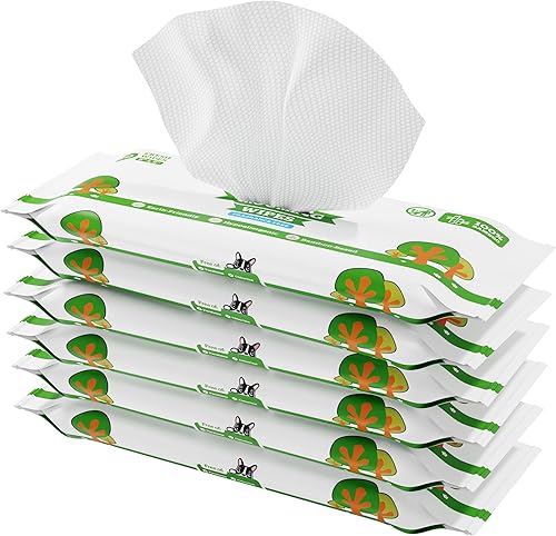 Miniatura 8 de Pogis Grooming Wipes 100 toallitas antisépticas para perros y gatos Sin fragancia., Hoja de té verde perfumada.
