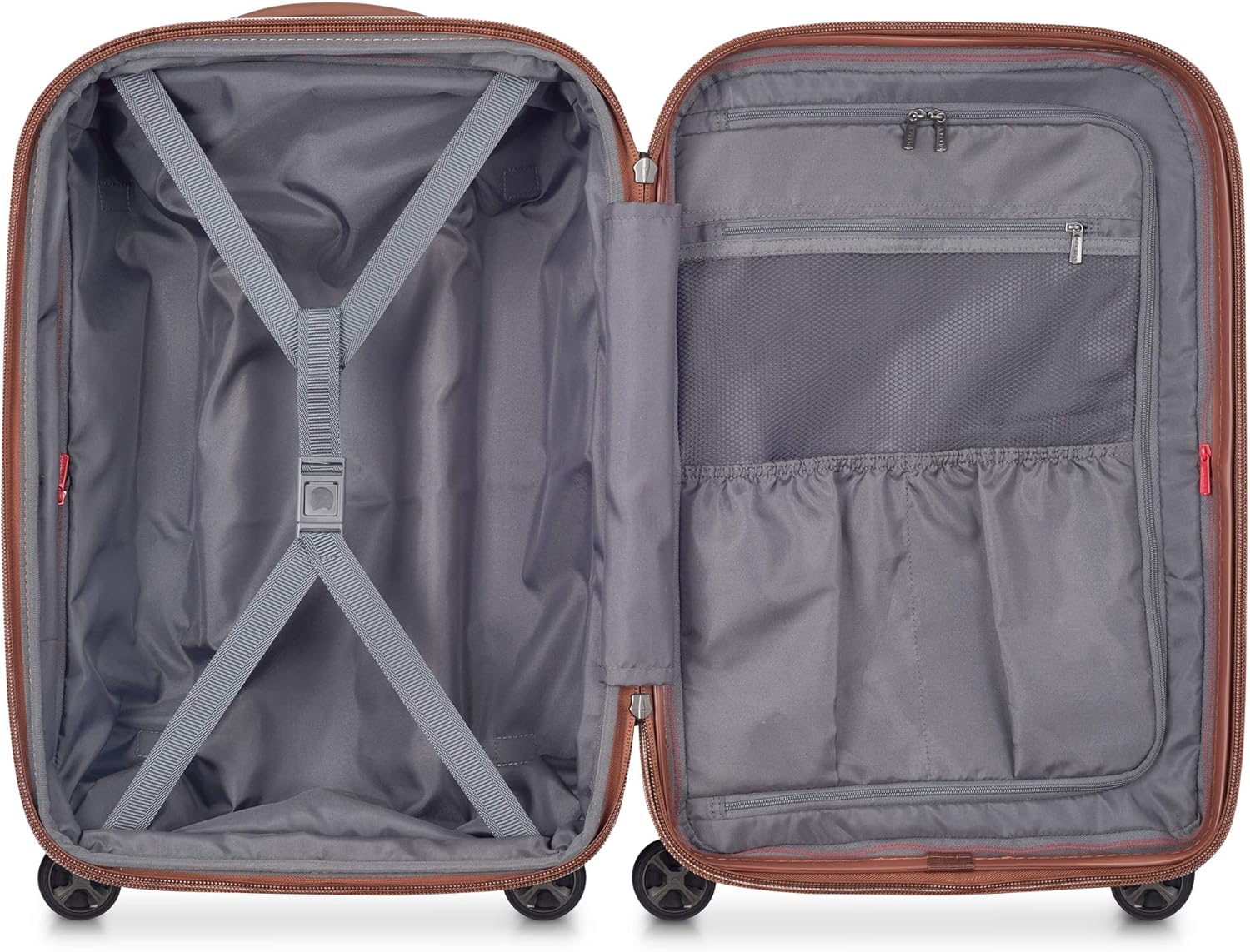  | DELSEY Paris St. Tropez Hardside Expandable Luggage with Spinner Wheels, Black, Carry-on 21 Inch | Suitcases