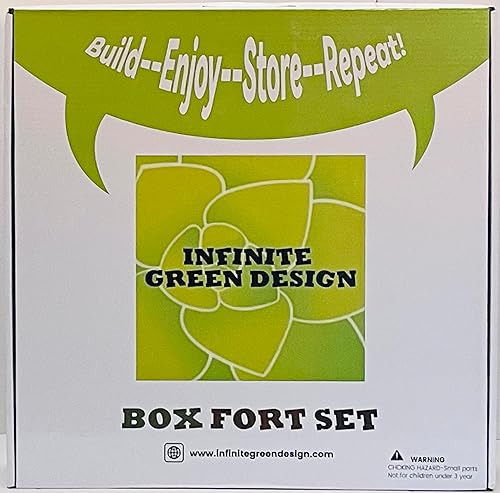 Miniatura 3 de Kit de construcción de fuertes de cartón para niños, juego de construcción de fortalezas de caja reutilizable que incluye 18 paneles, 10 llaves y 96