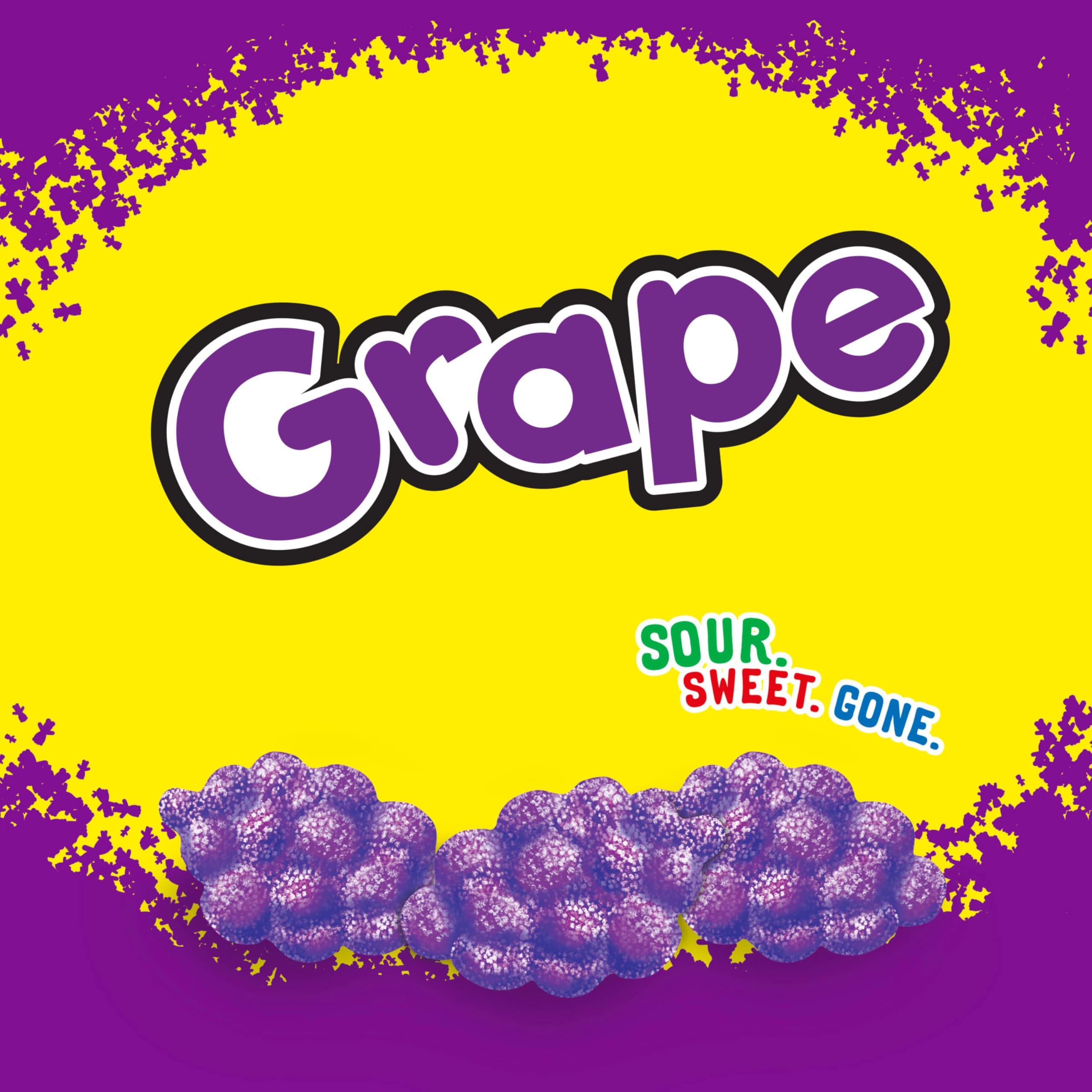 SOUR PATCH KIDS Grape Soft & Chewy Candy, 340-102 ml Beutel