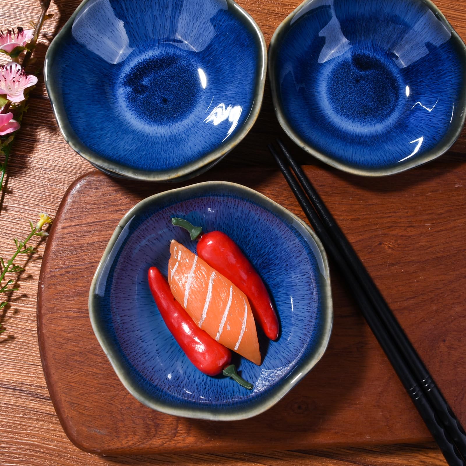 Accessoires Cuisine Japonaise Bol à Sauce Céramique Chat Japonais