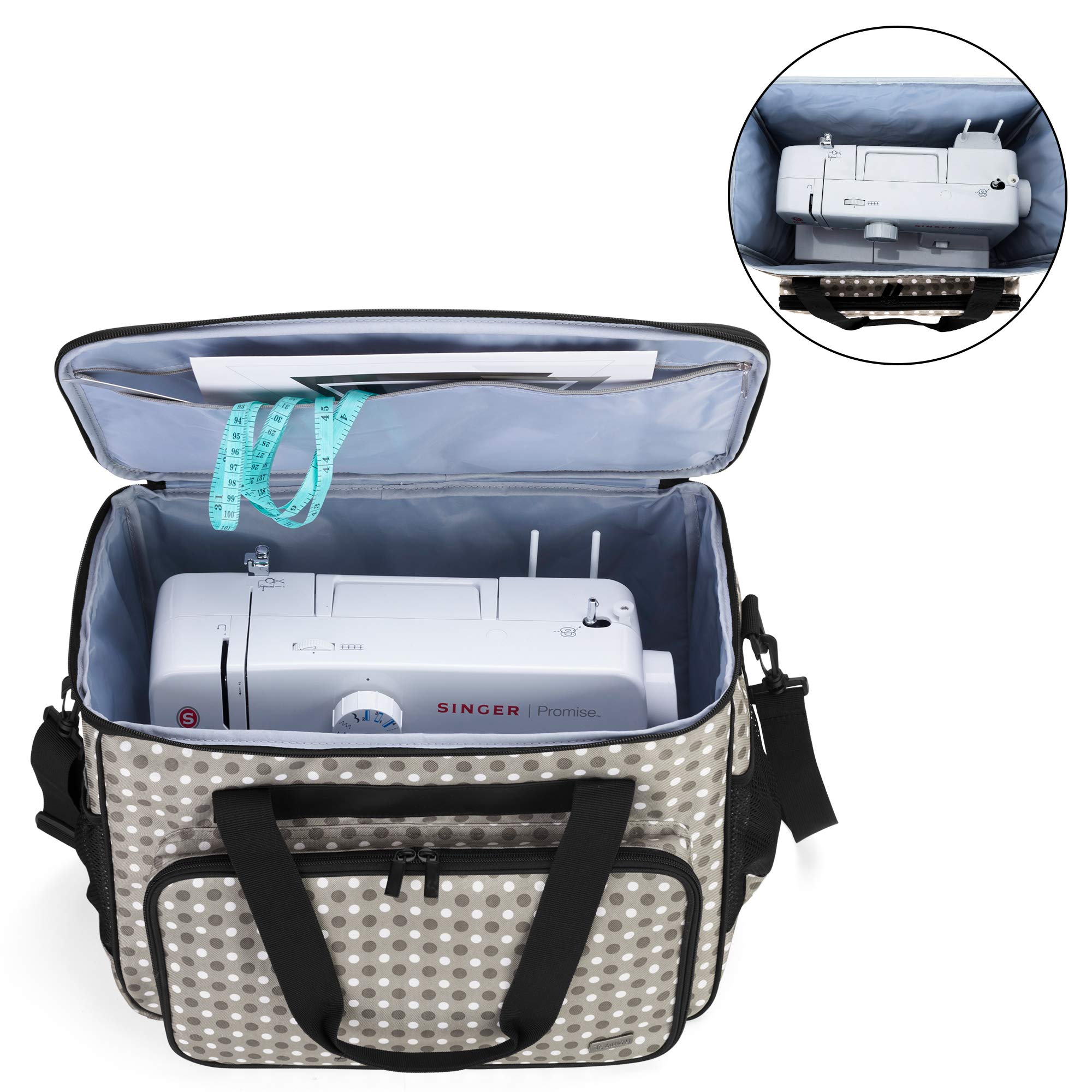 Teamoy Bolsa para Máquina de Coser, Maletas de Transporte máquinas de Coser