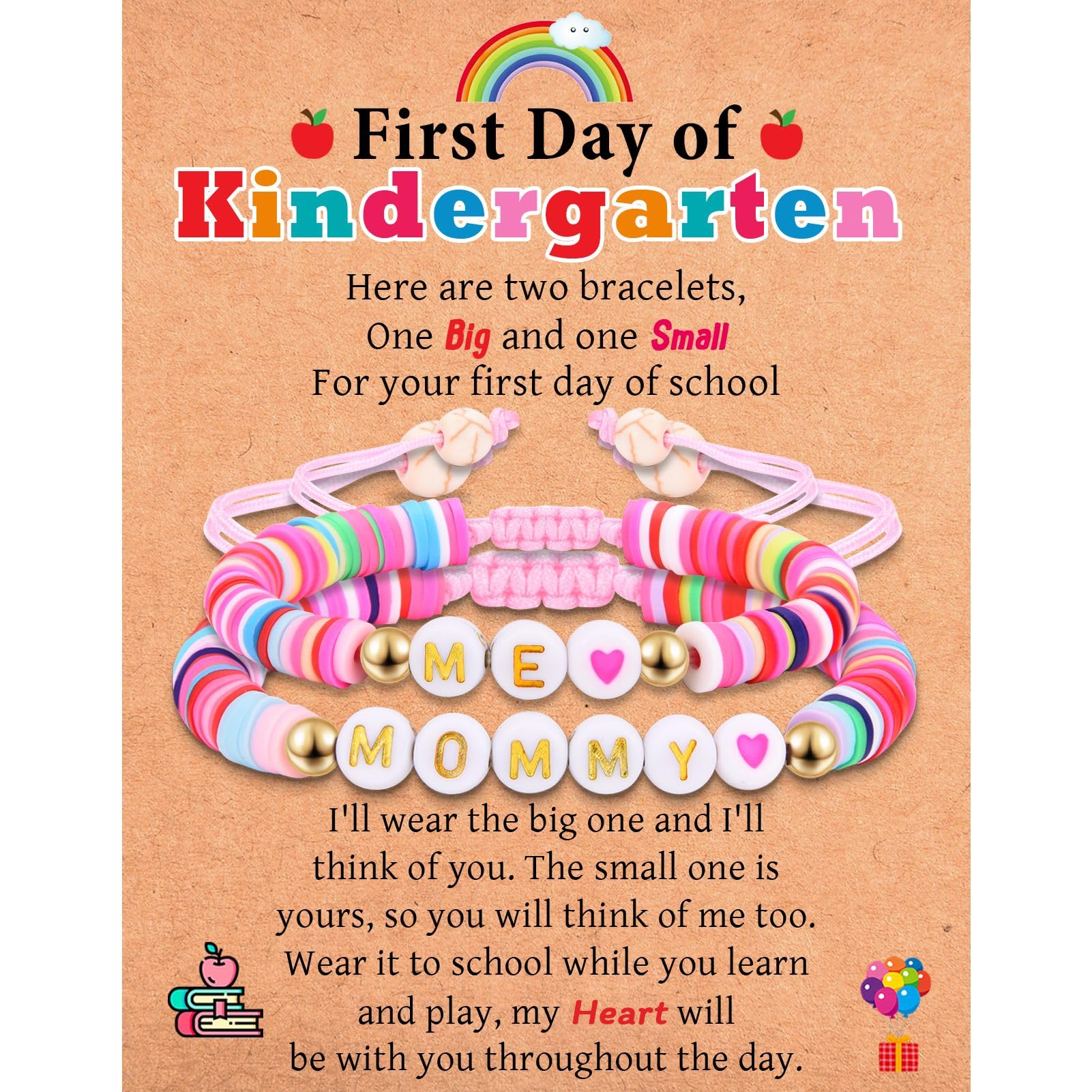 First Day of School Kindergarten Preschool Gifts for Girls