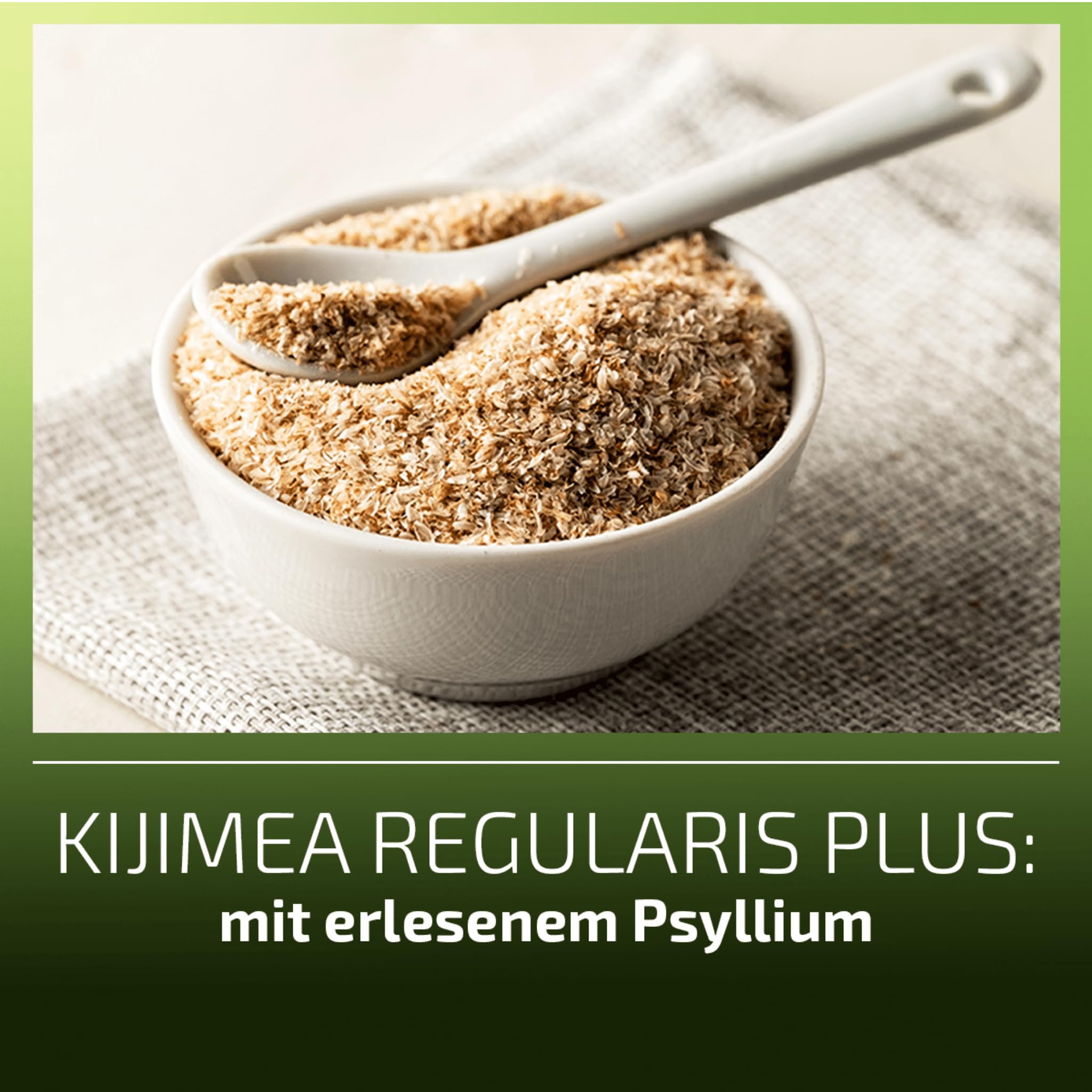 Kijimea® Regularis Plus – Per una nuova sensazione intestinale – combina 6 ceppi di batteri selezionati, metilcellulosa ad alta purezza e senza psyllium di alta qualità, senza lattosio, 450 g di
