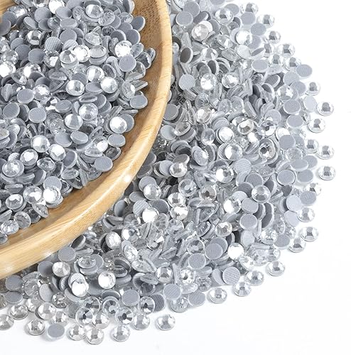 Miniatura 3 de 6000 diamantes de imitación termoadhesivos a granel, diamantes de imitación transparentes para manualidades y ropa, cristales termoadhesivos para