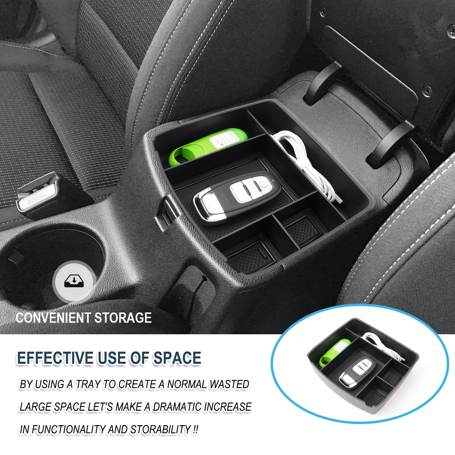 Organizer Per Bracciolo Kia Sportage 2022+ - Contentitore Centrale Per Modelli Automatici