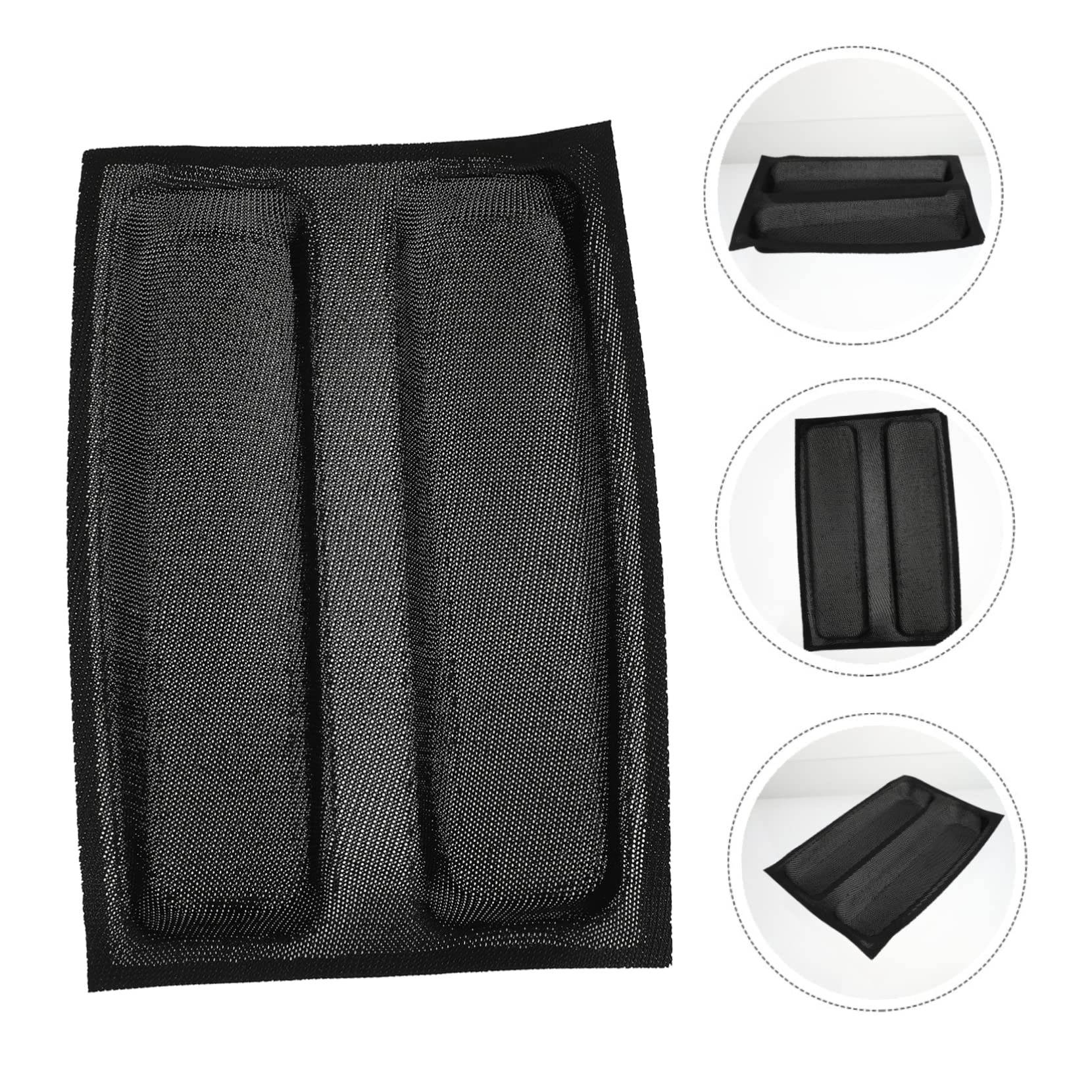 MAGICLULU Lot De 2 Moules À Antiadhésifs En Silicone À 2 Vagues Forme De Français Démoulage Facile Pour La Maison Et Le Restaurant