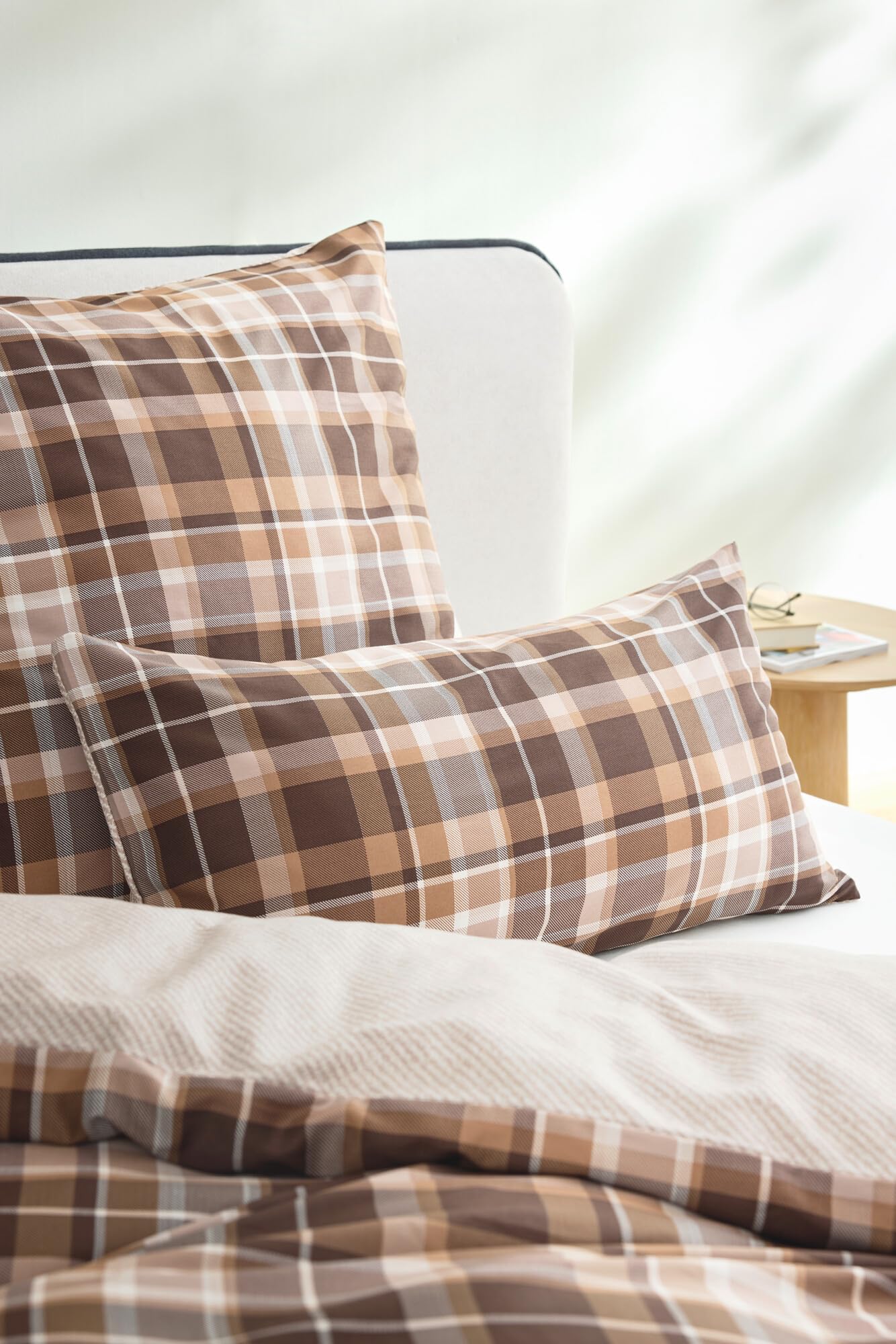 s.Oliver Bettwäsche 100% Baumwolle 135x200 cm braun - Mako Satin
