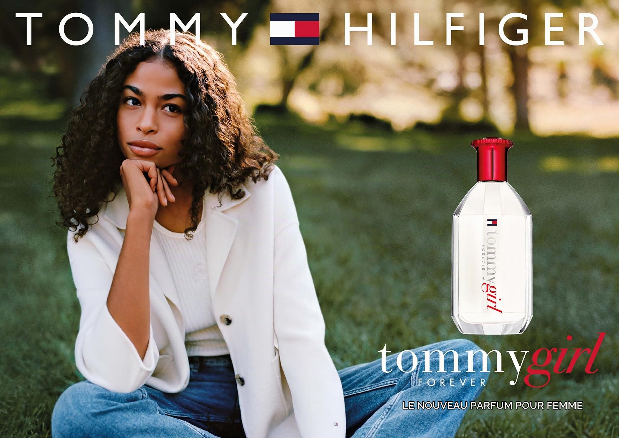 Tommy Hilfiger – Eau de Toilette Tommy Girl Forever 100 ml – Parfum Femme – Fragrance Florale Boisée – Notes Hespéridées et Florales – Flacon en Verre Transparent