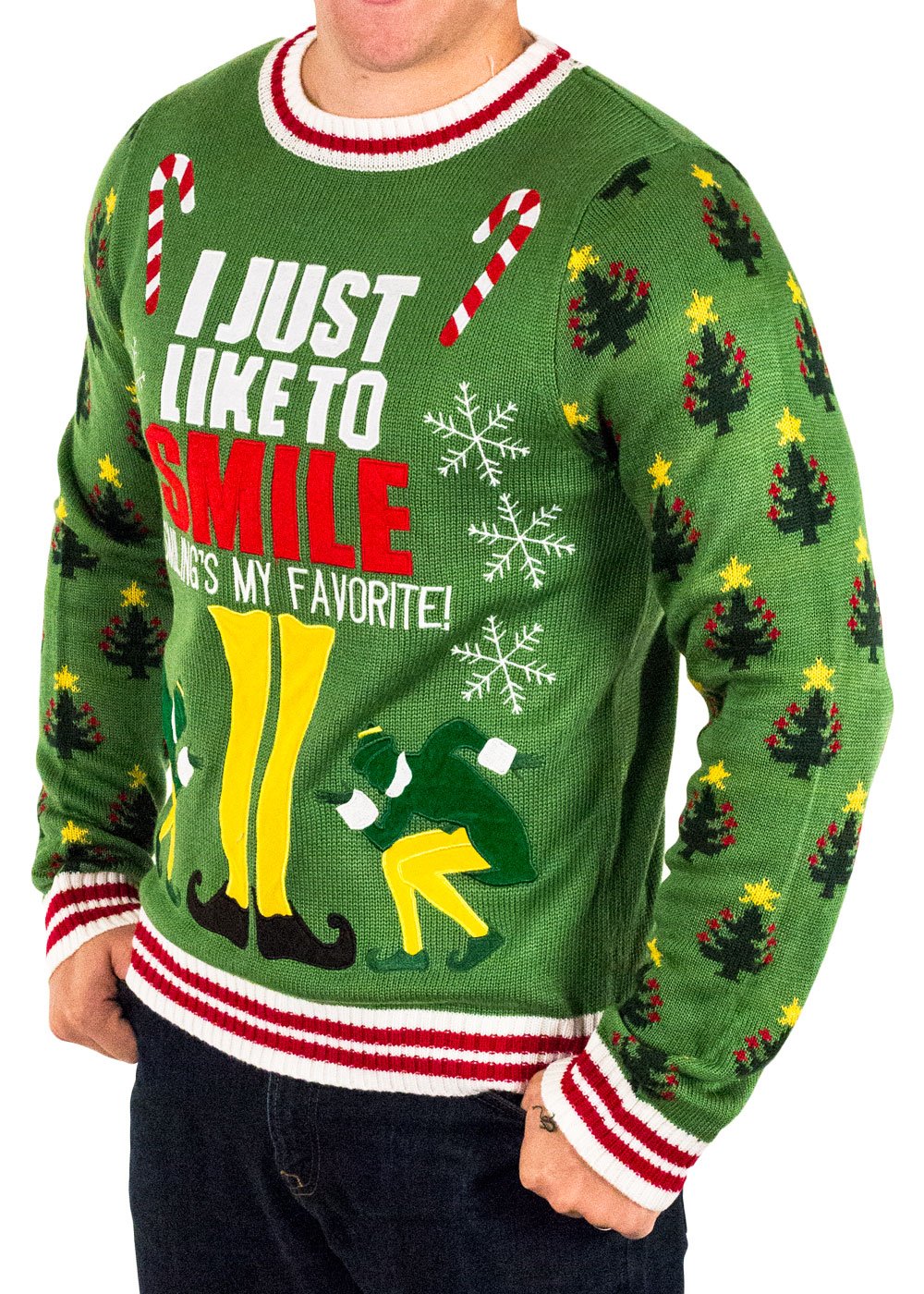 buddy elf sweater