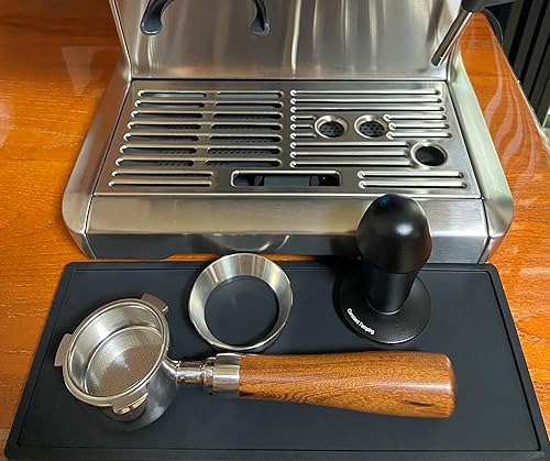 Miniatura 10 de Joytata Portafiltro sin fondo de 2.283 in para Breville BES900XL, BES920XL, BES980XL, BES990BSS máquina de café expreso con cesta de filtro, mango