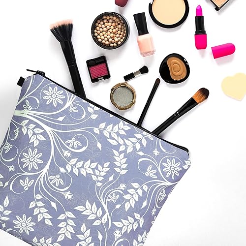 Miniatura 2 de Noozion Bolsa de maquillaje grande para mujer, bolsa de viaje, bolsa de maquillaje para artículos de tocador, resistente al agua, regalo para niñas