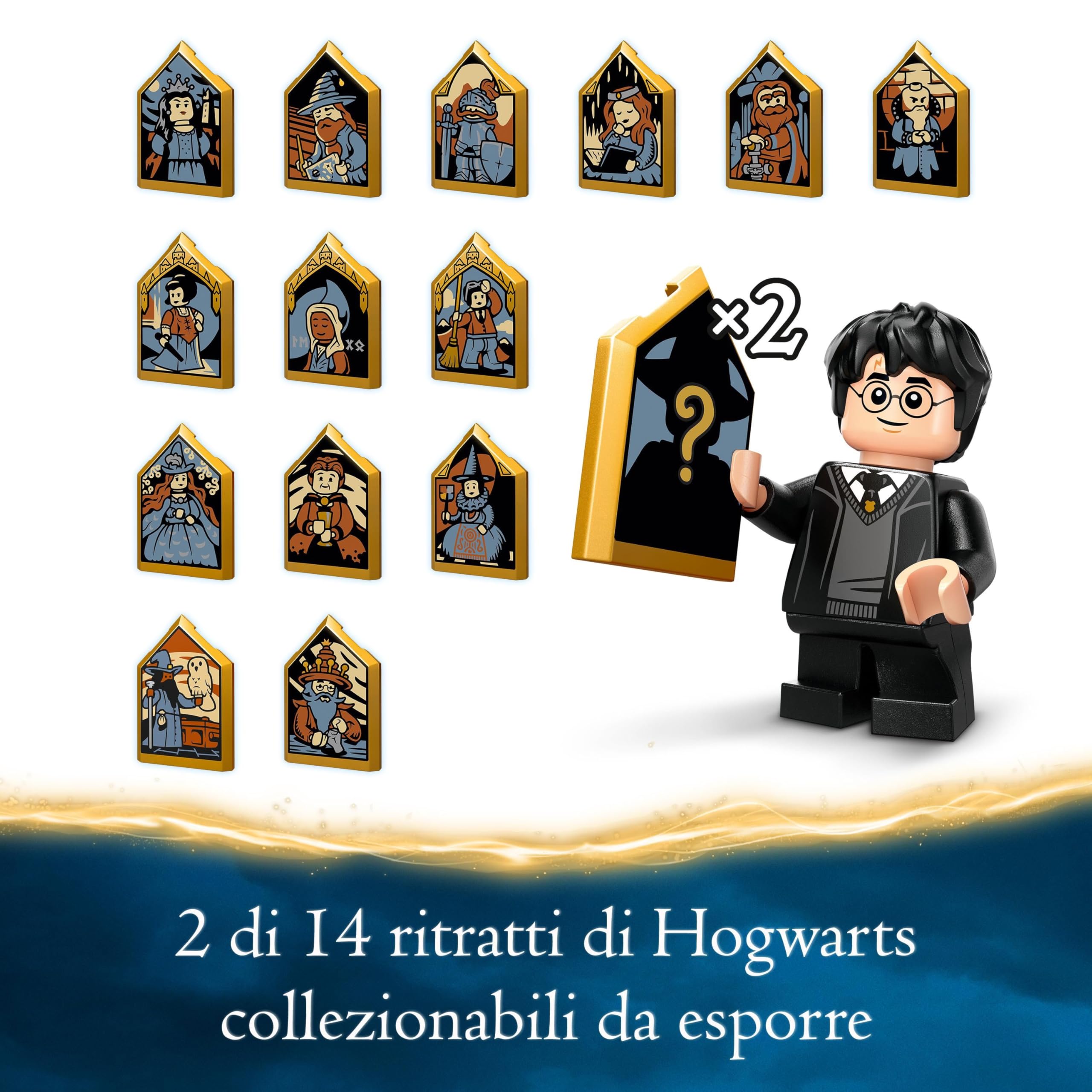 LEGO Harry Potter Castello di Hogwarts: Lezione di Pozioni, Aula Giocattolo da Costruire per Corso di Magia, Giochi per Bambini e Bambine da 8 Anni con 4 Minifigure, Idea Regalo da Collezione 76431