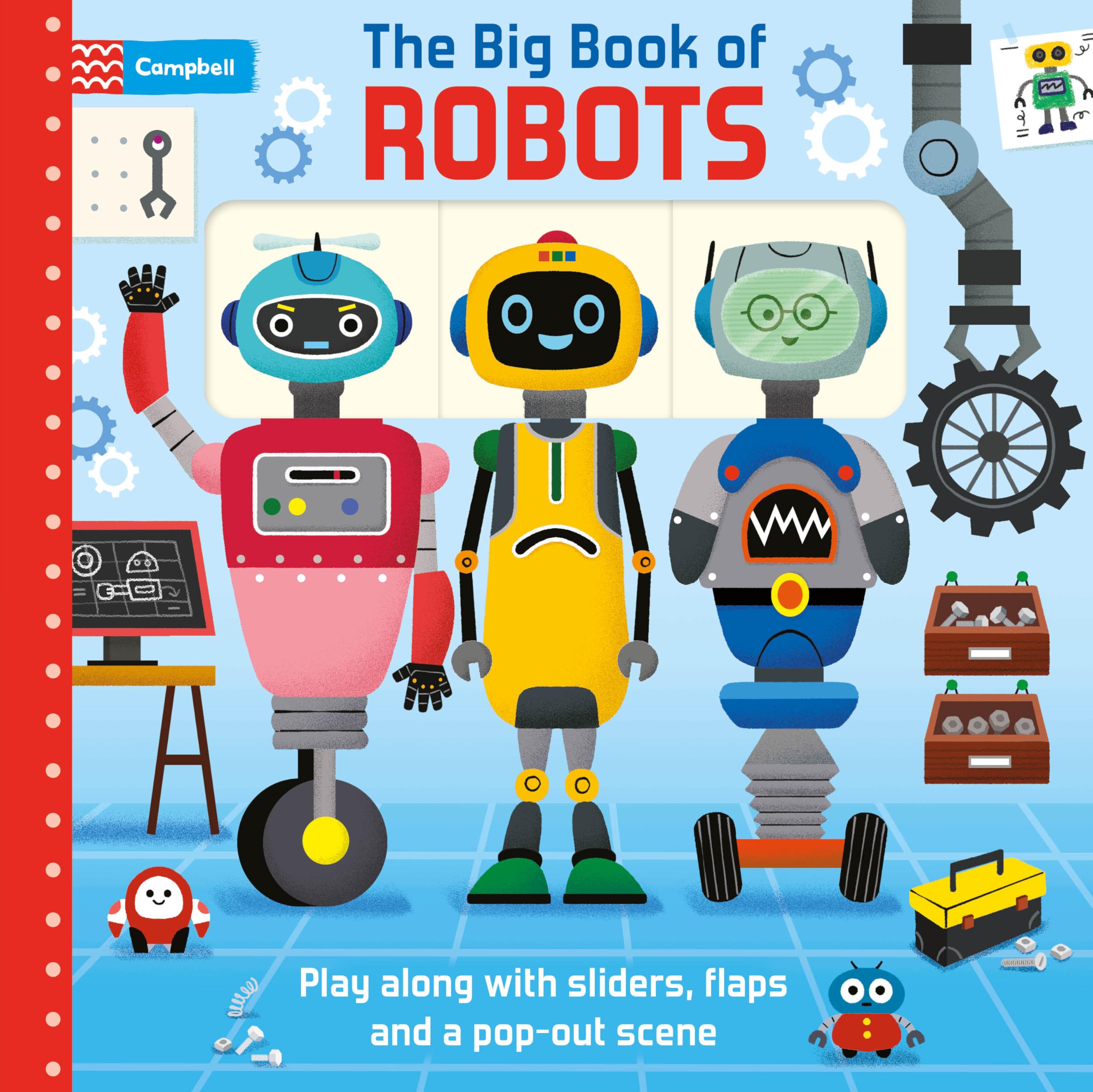 Campbell Books The Big Book of Robots Interactive Board Book