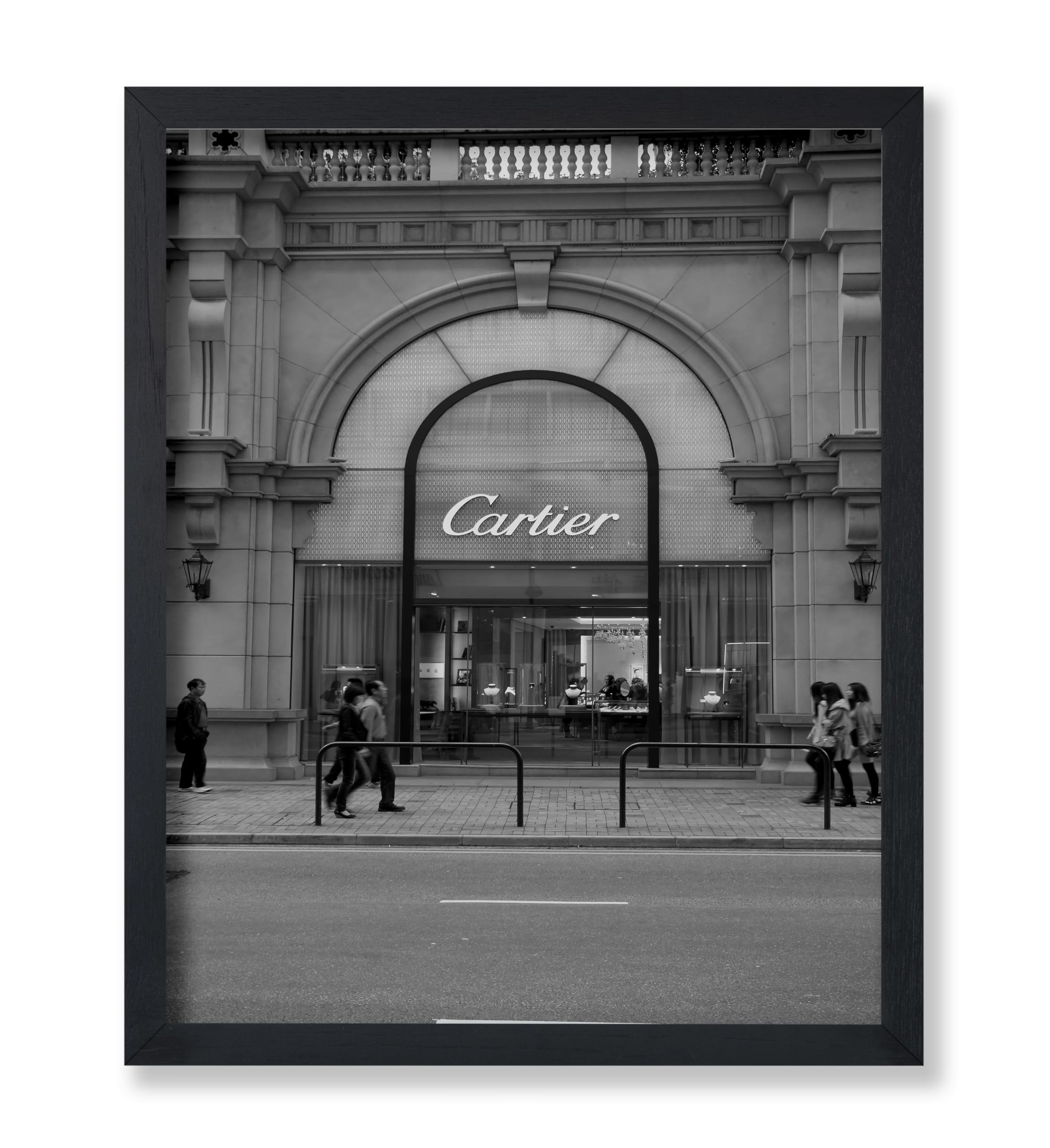 Poster MasterPrestige Jewelry Poster - Designer Brand Storefront Print - High Fashion Art - Gift for Women, Fashionista - Luxury Glam Decor for Bedroom, Living Room, 18x24 Unframed Wall Art