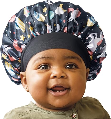 RED by Kiss Gorro de satén para bebé, gorro para dormir, envolturas para el cabello