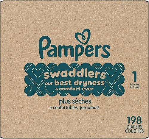 Miniatura 16 de Pampers Swaddlers - Pañales desechables muy suaves para bebé talla 1, 198 unidades