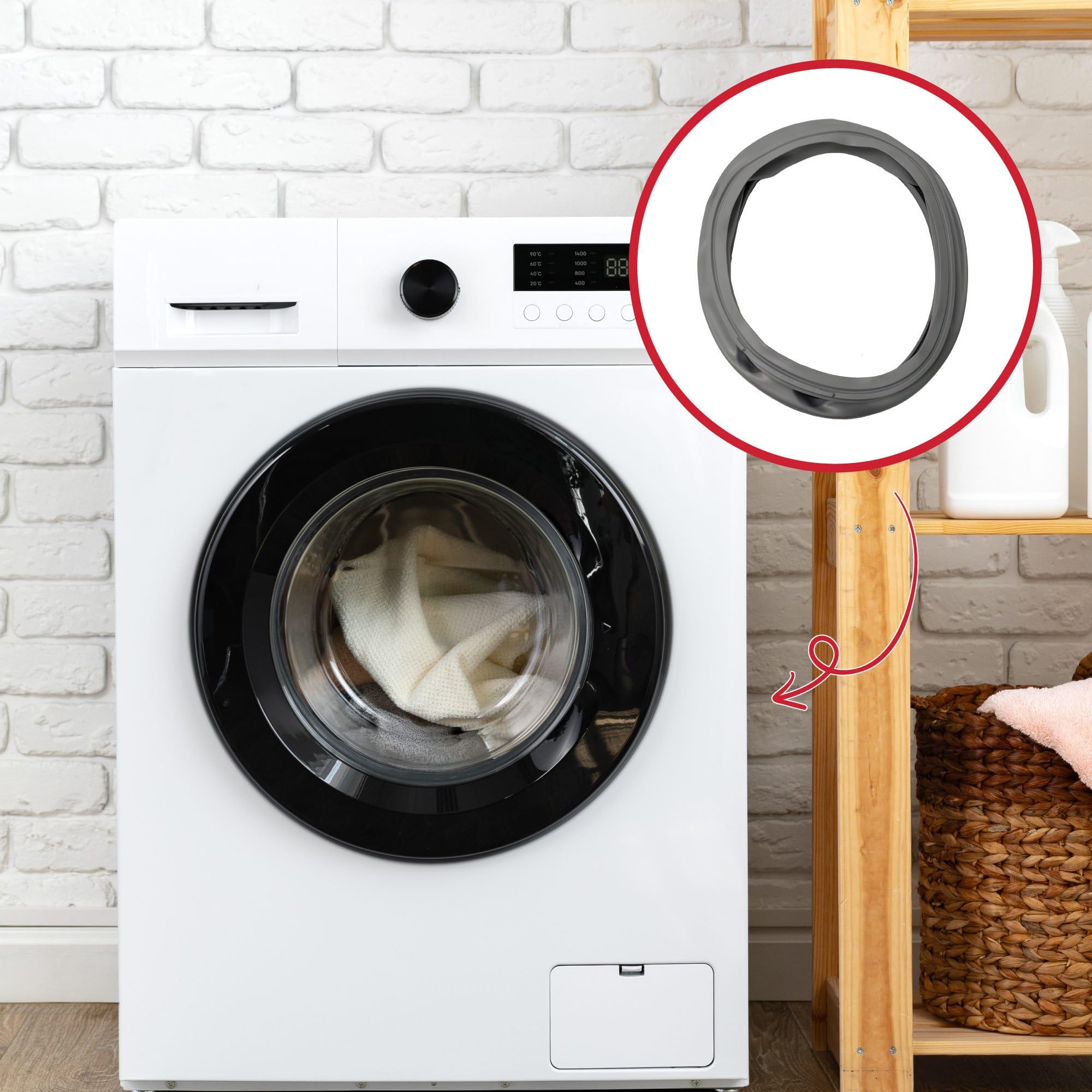 Sostituzione Gomma Sportello Lavatrice Beko 2466300300