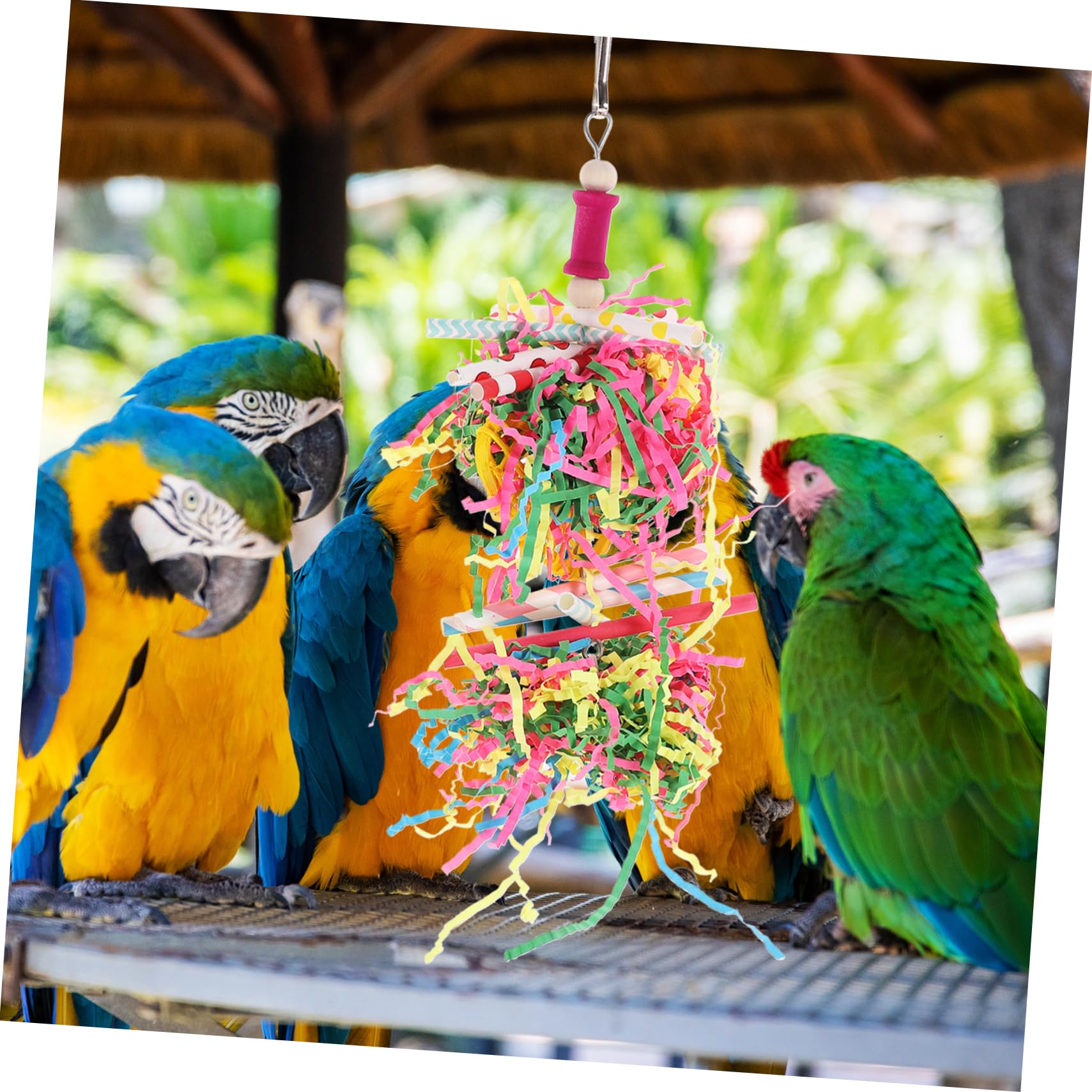 BESPORTBLE 16stücke Papageien Kauspielzeug Lustiges Vogelspielzeug Für Große Vögel Strapazierfähig Und Sicher Für Papageien Und Sittiche Fördert Spiel Und Beschäftigung Im Käfig