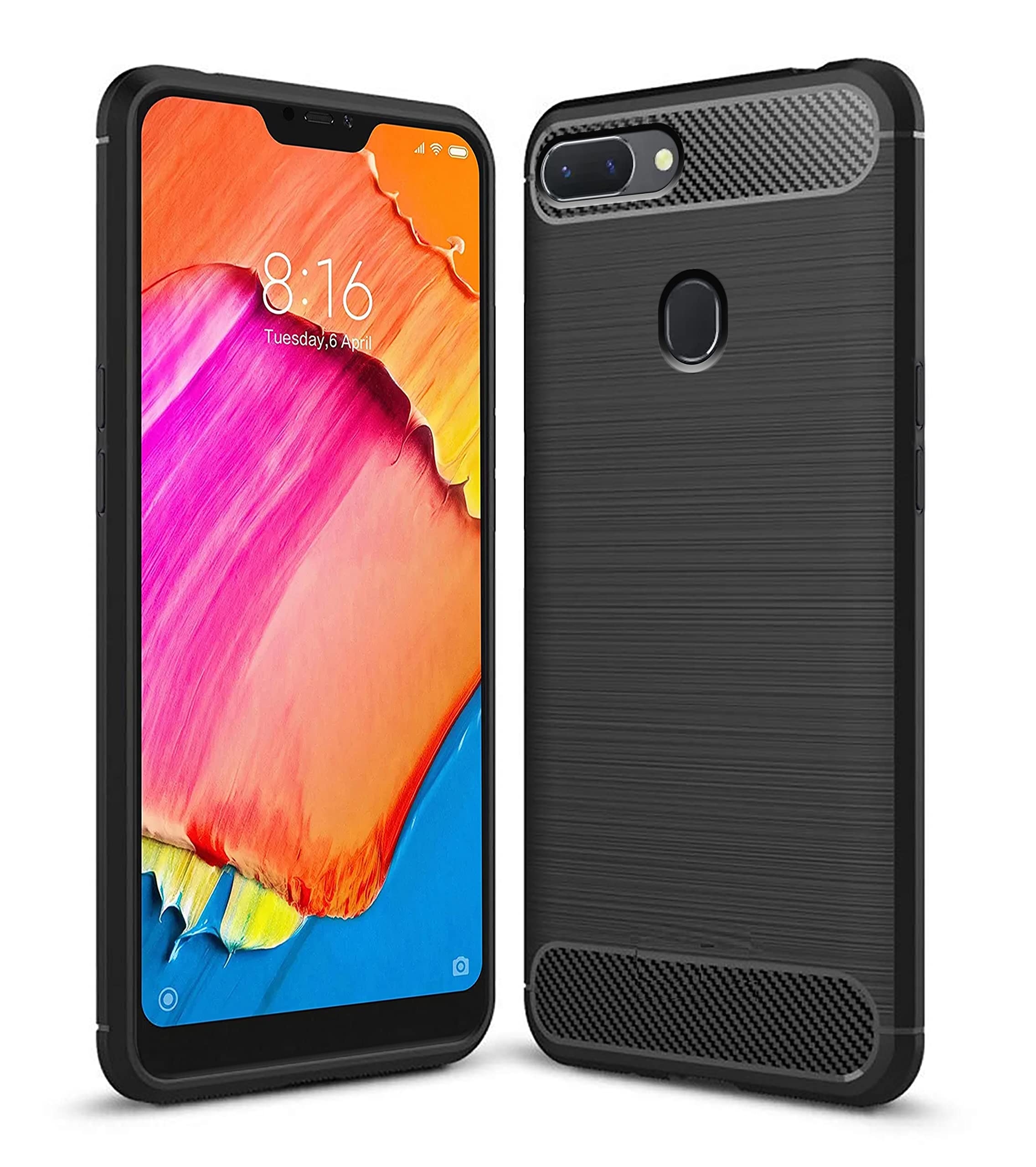 Zapcase Back Cover Case for Realme 2 / Oppo A5 | Compatible for Realme 2 / Oppo A5 Back Cover Case | 360 Degree Protection | Soft and Flexible (TPU | Matte Black) (B07HKKPM7M) Amazon Price History, Amazon Price Tracker
