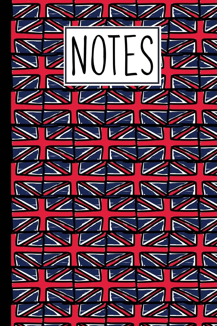 Notes: Union Jack British Flag Blank Notebook, Journal, Composition Book, 6x9 college lined