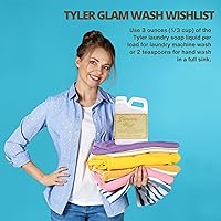 Vista 307 de Worldwide Nutrition Paquete: Tyler Candle Company Glamorous Wash Diva - Detergente líquido para ropa - Detergente para ropa Diva lavable a mano y a