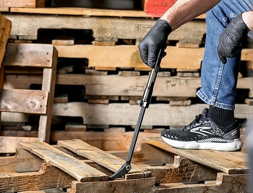 Vista 4 de ARES 46000-13.3-Inch to 18.5-Inch Pry Bar - Indexable Bar, Extendable Reach - 14-Position Adjustable Angle Head - Chrome Vanadium Steel