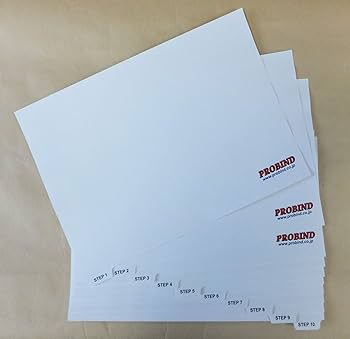 Amazon | プロバインド ホワイトインデックス A4/10山x10組