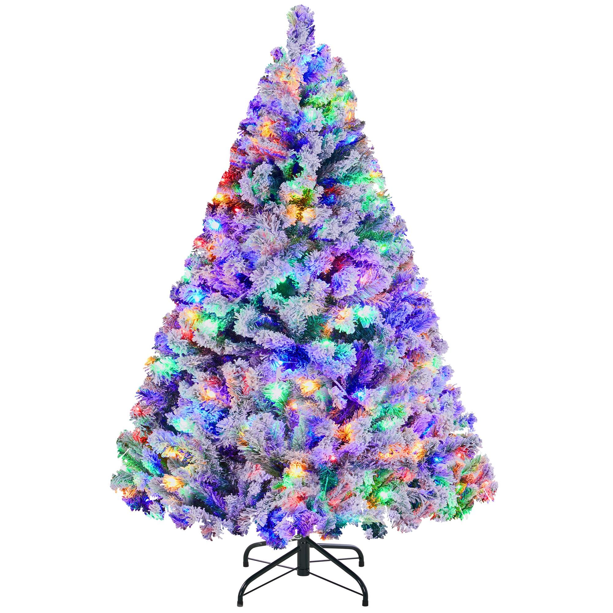 Amazon.com: Yaheetech 4.5ft Pre-lit Spruce Artificial Christmas